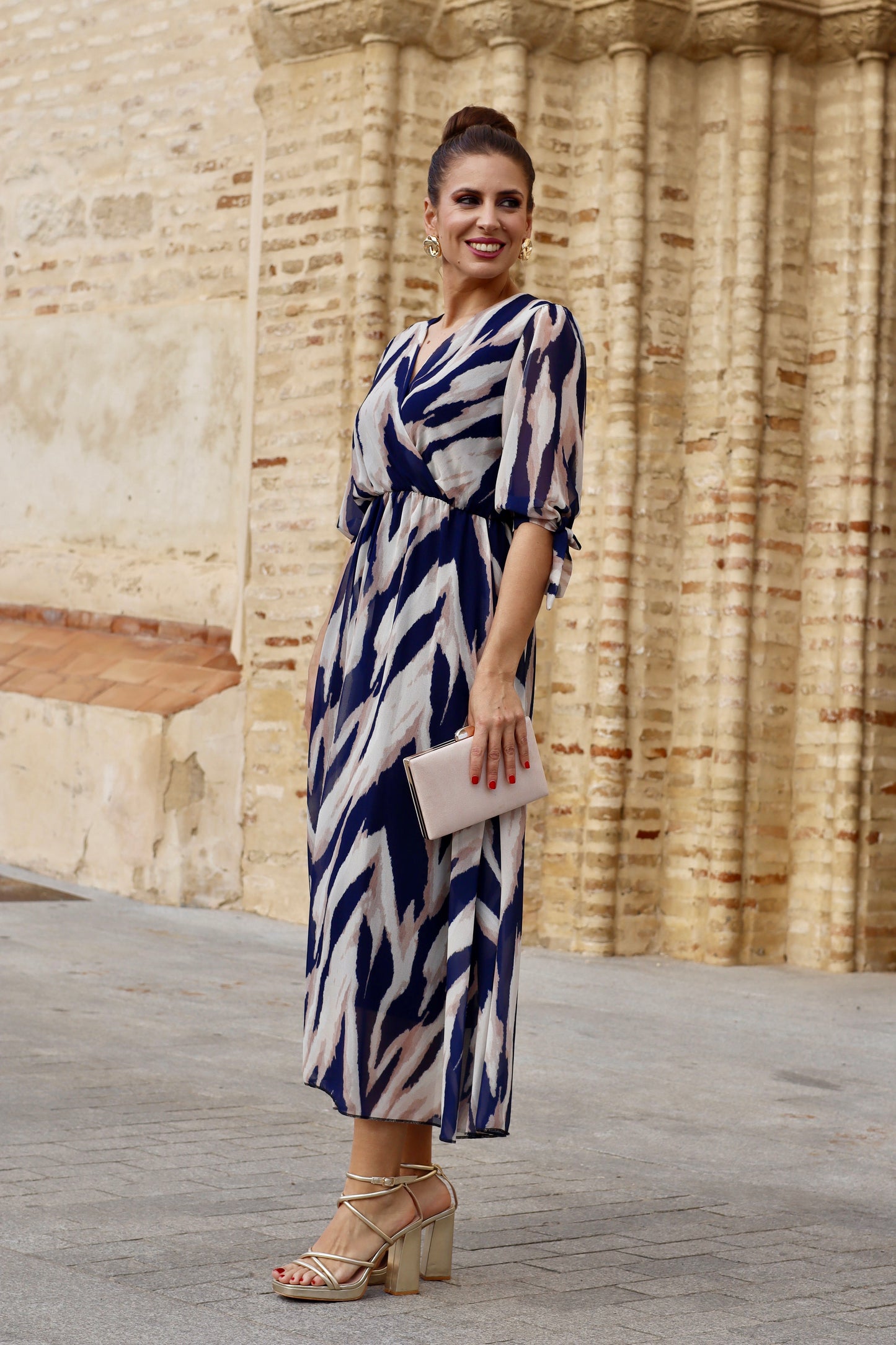 Vestido Idalia Marino