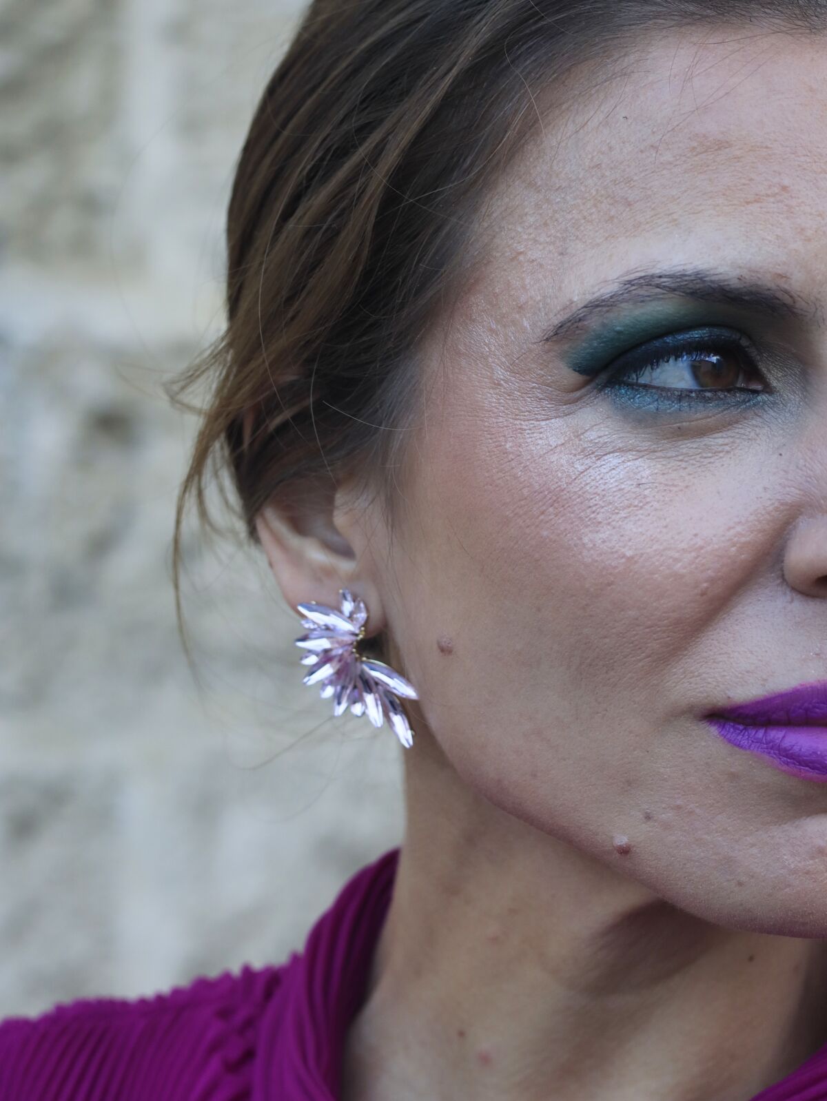 Pendientes Axel Rosa