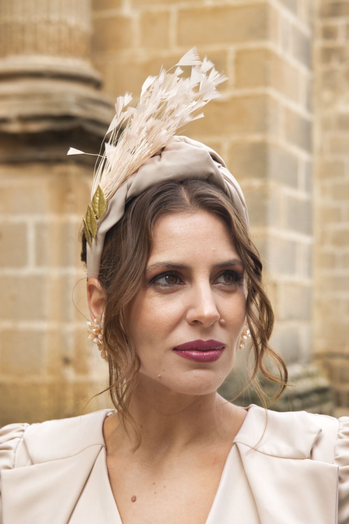 Diadema Zafiro Beige