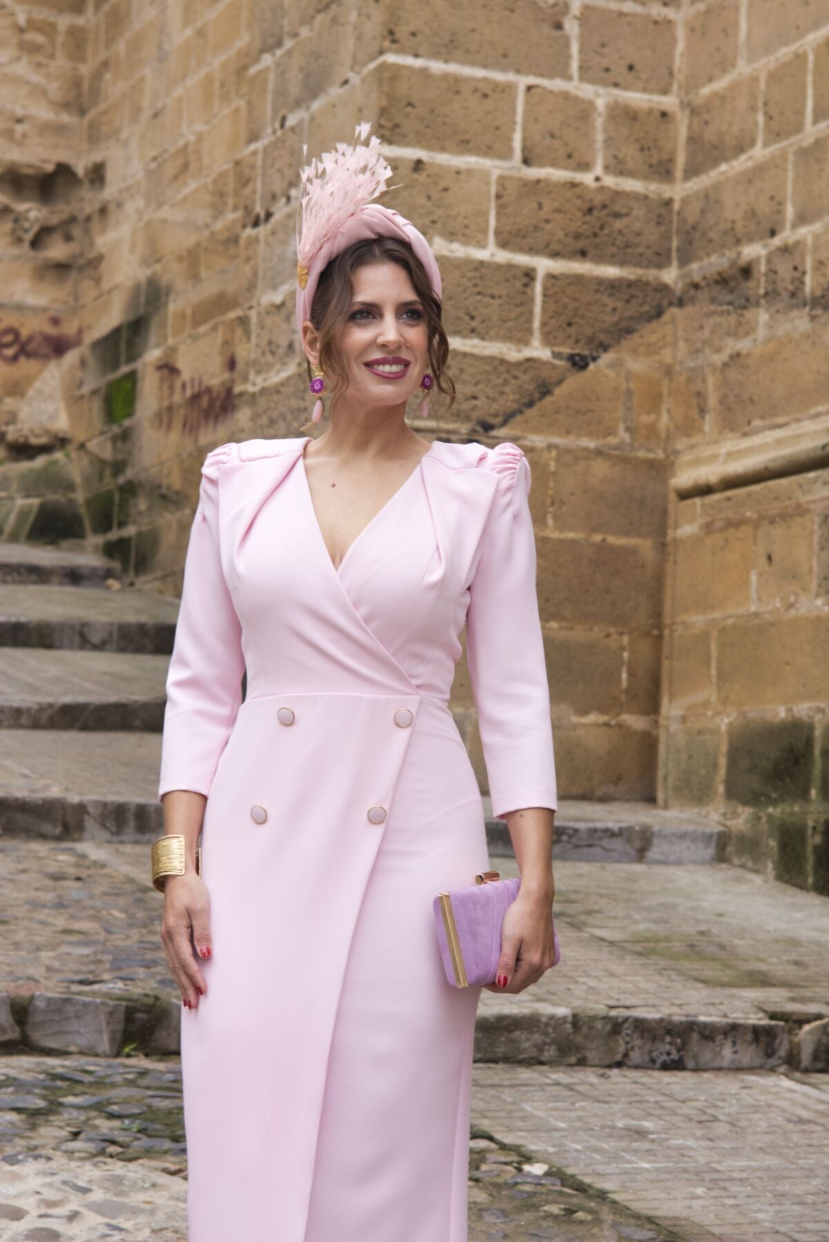 Diadema Zafiro Rosa Palo