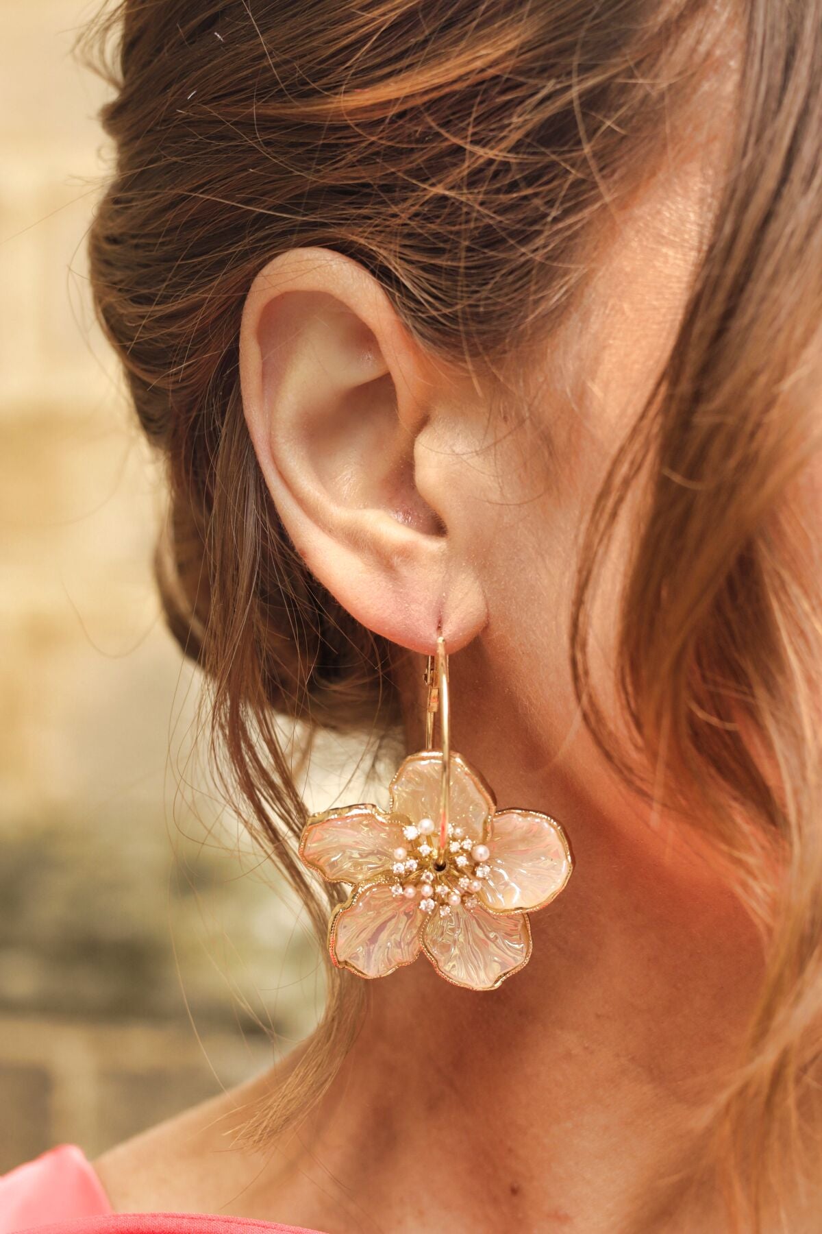 Pendientes LuLú Nácar