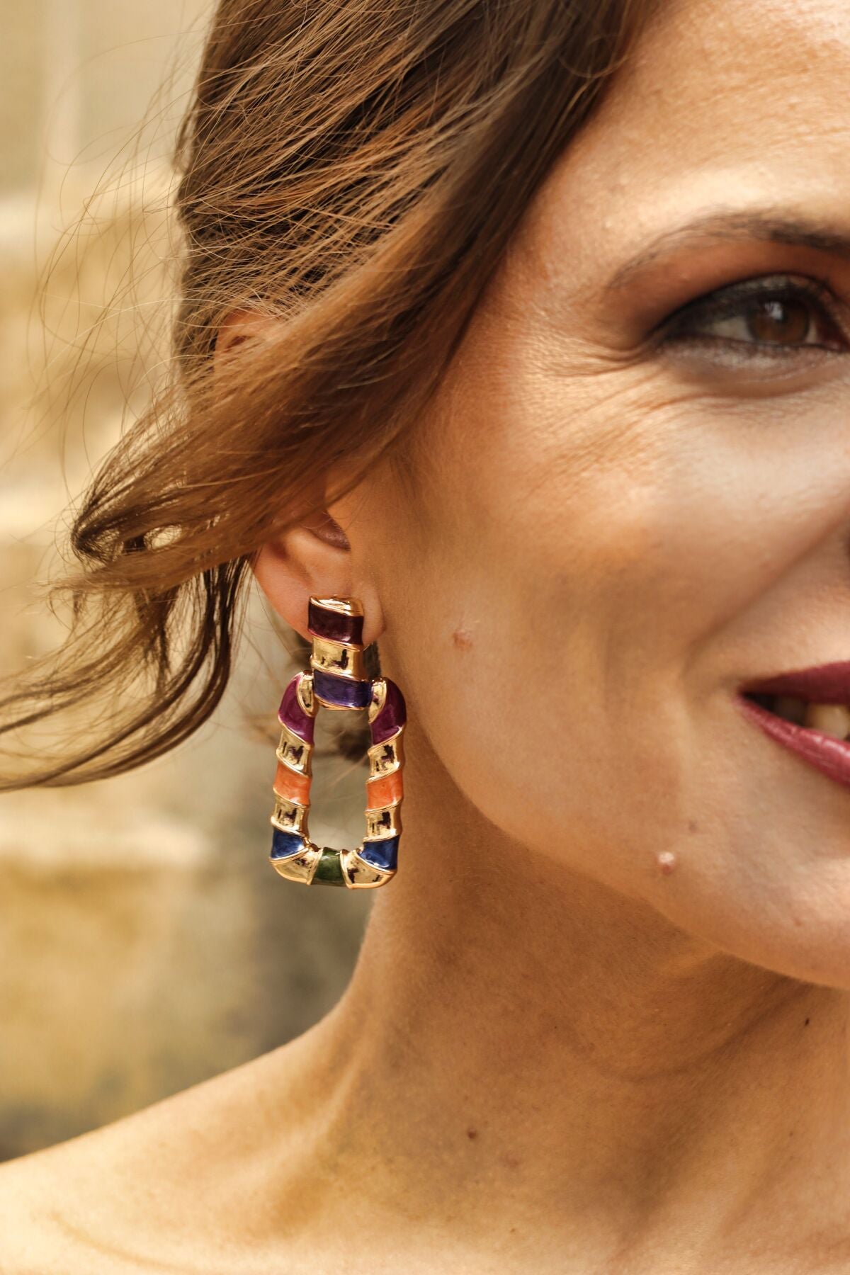 Pendientes Zanzibar Multicolor