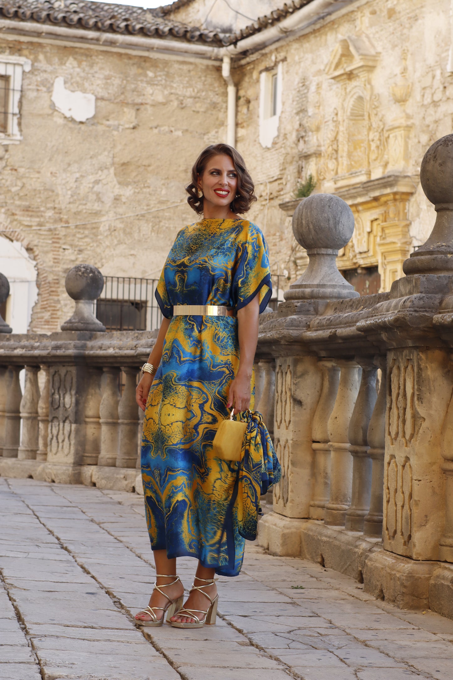 Vestido Elvira Mostaza