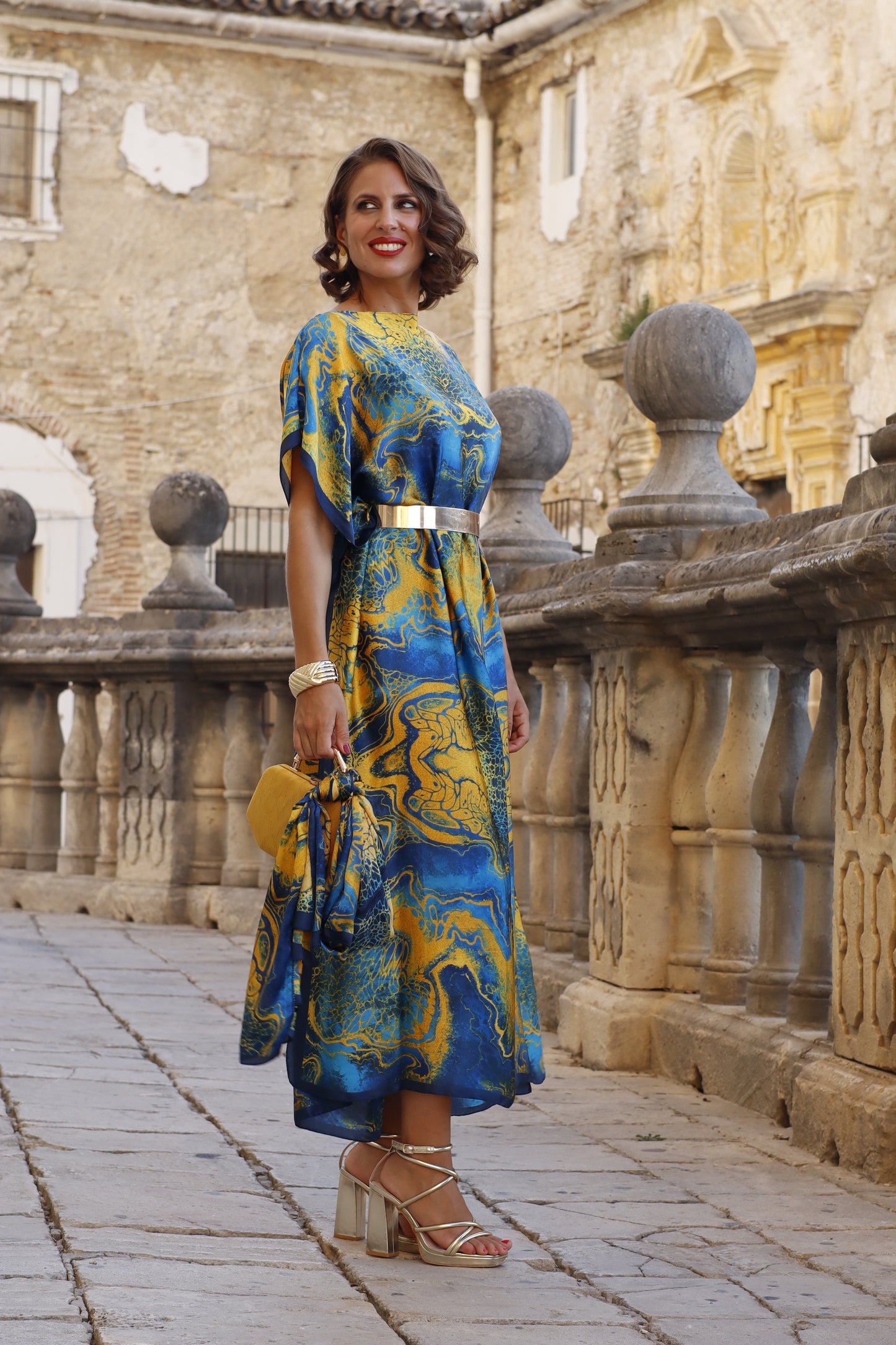 Vestido Elvira Mostaza