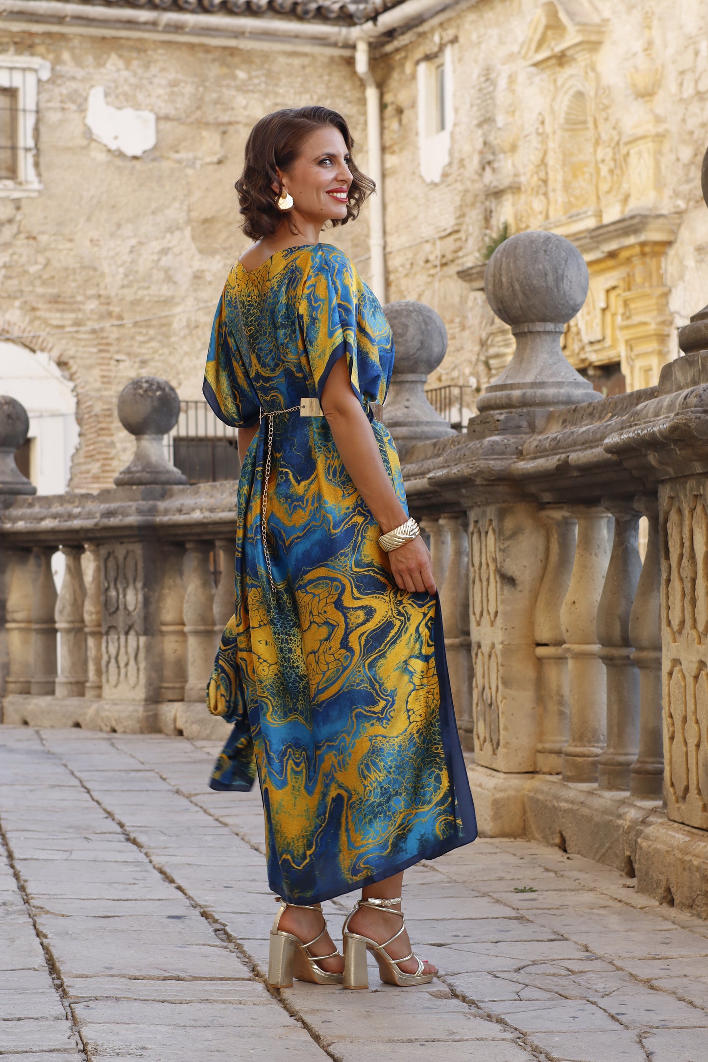 Vestido Elvira Mostaza