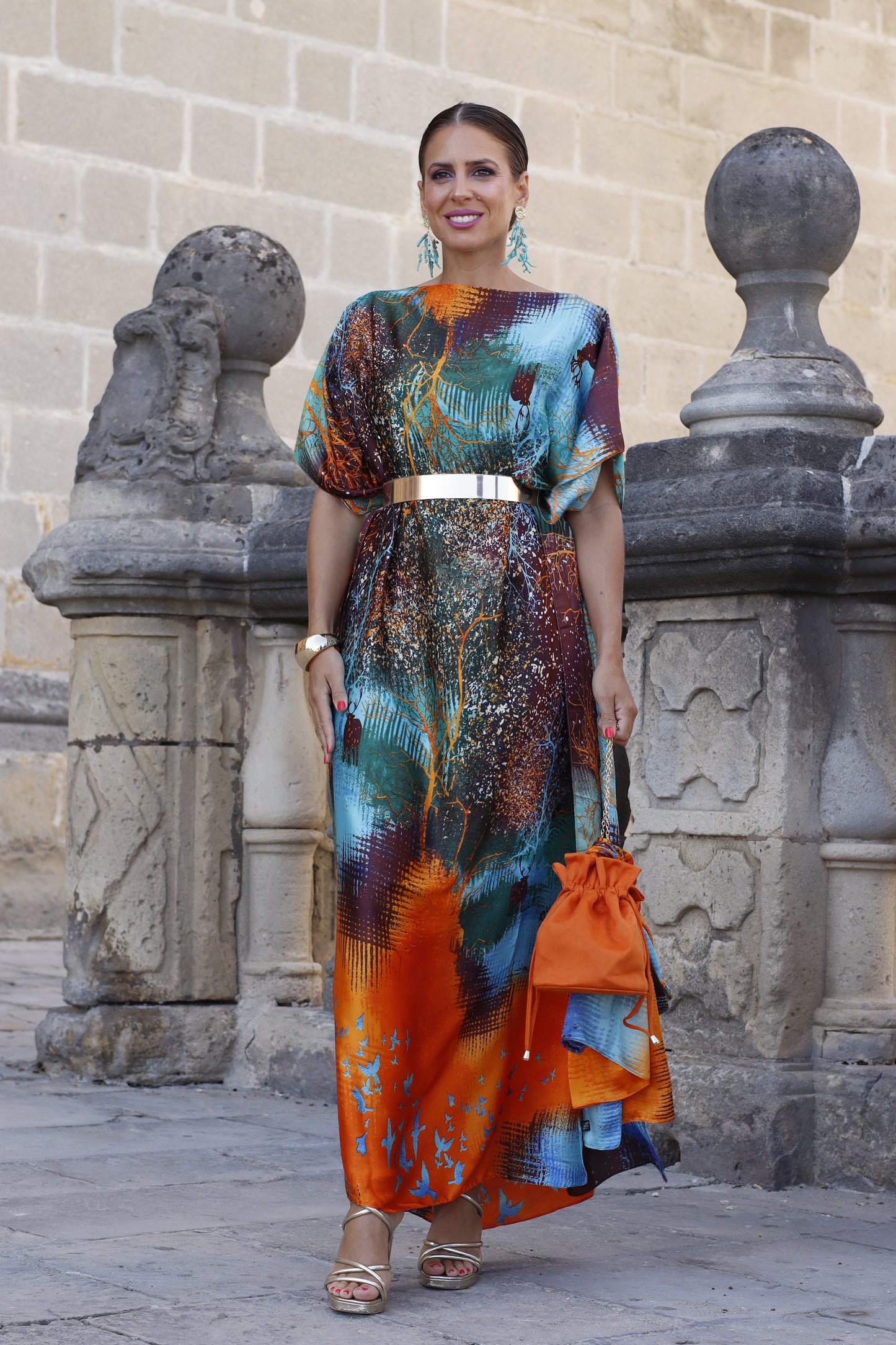 Vestido Elvira Turquesa