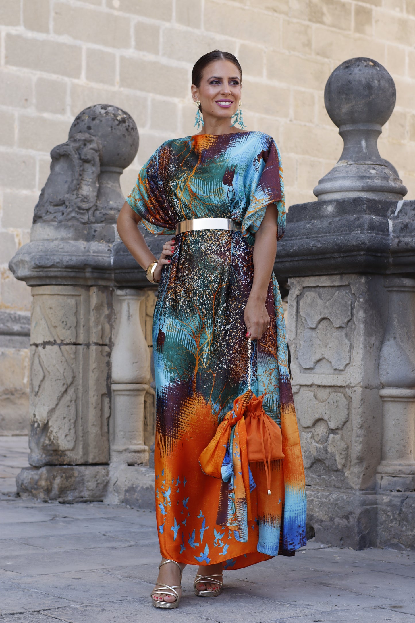 Vestido Elvira Turquesa