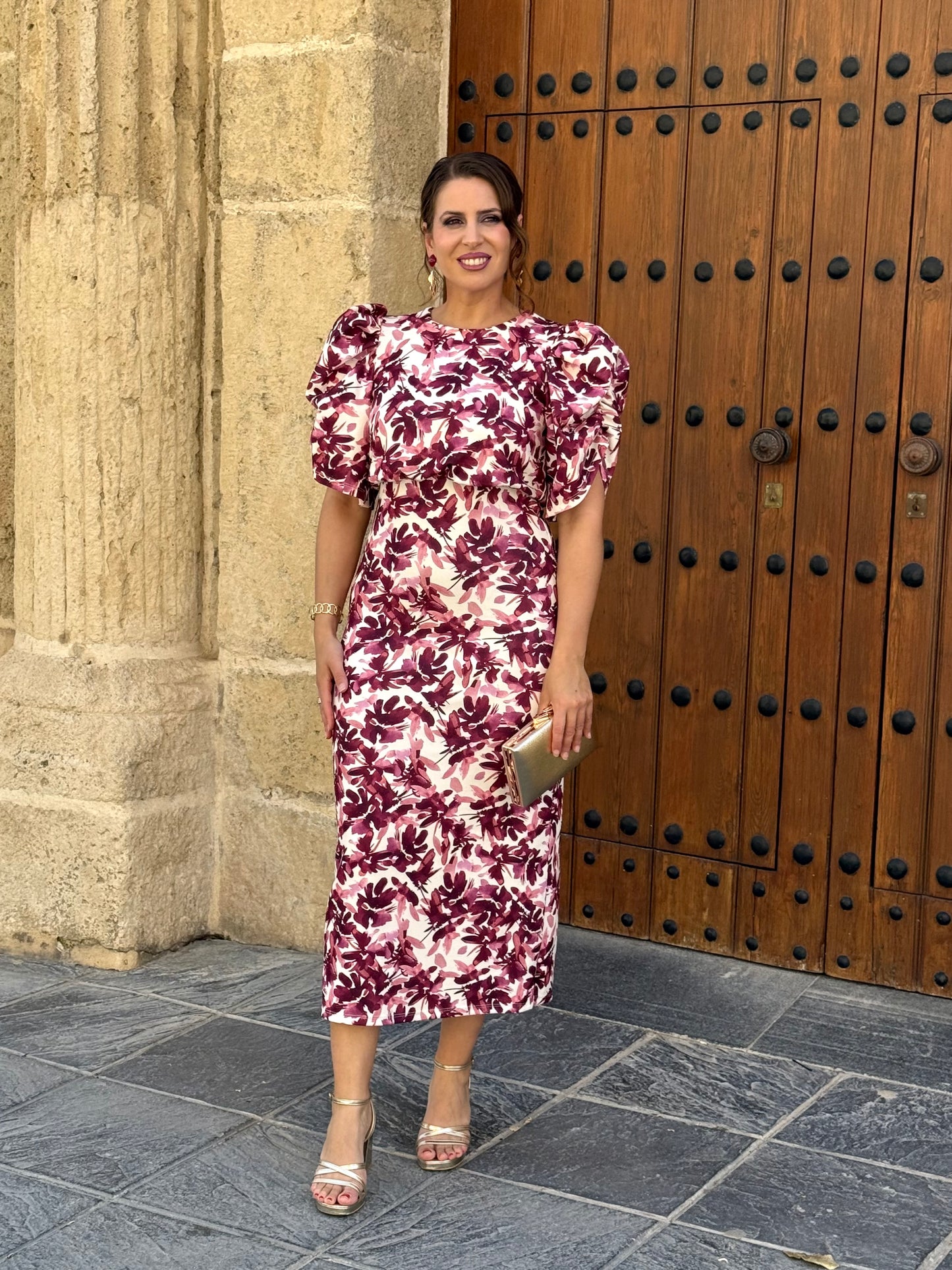 Vestido Bianca Floral Buganvilla