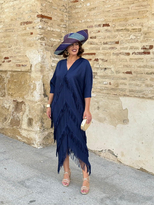 Vestido Adela Azul Marino