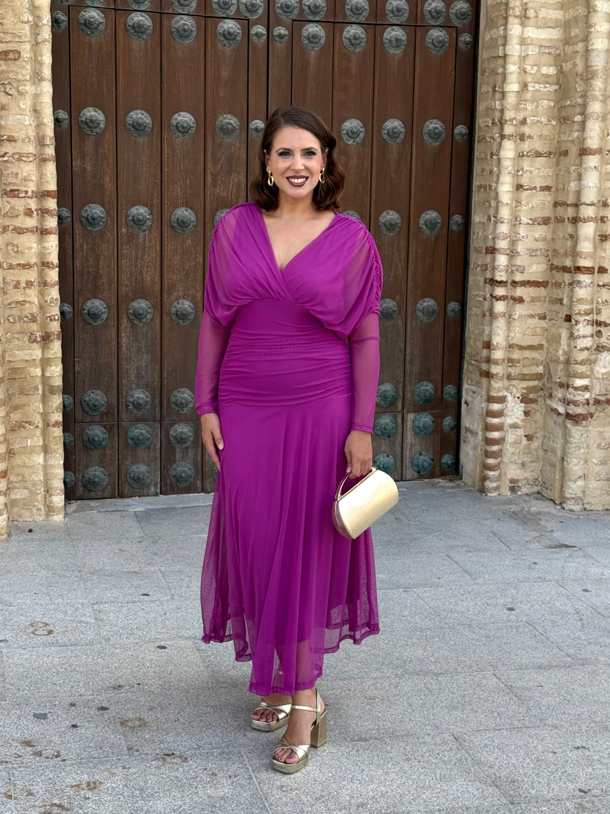 Vestido Graciela Buganvilla