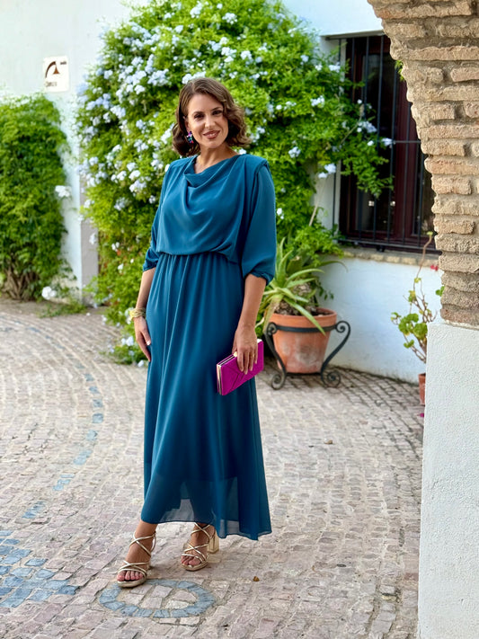 Vestido Miriam Petróleo