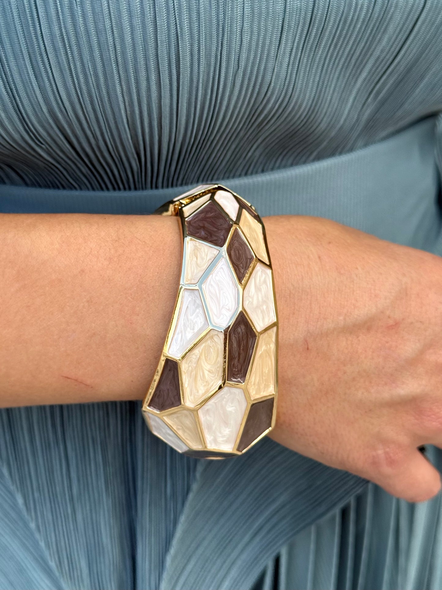 Pulsera Santiago Beige/Marrón