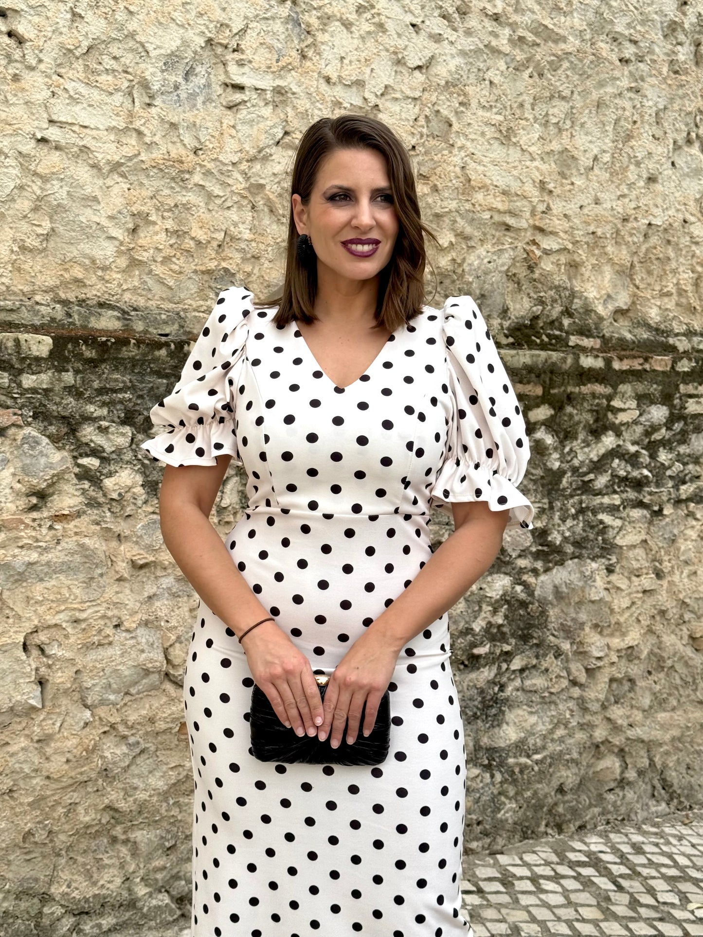 Vestido Mónaco Lunar Blanco