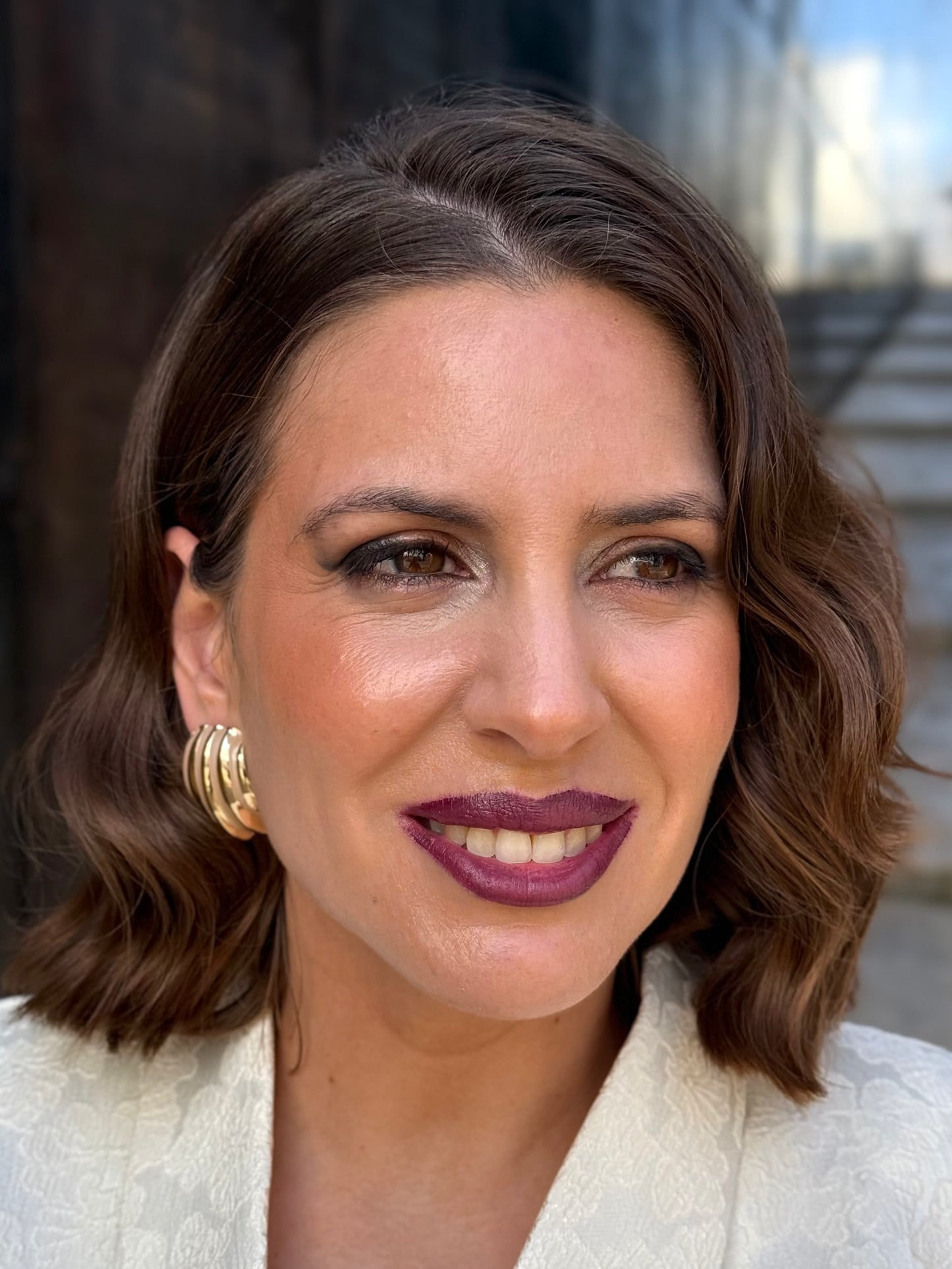 Pendientes Gala Beige