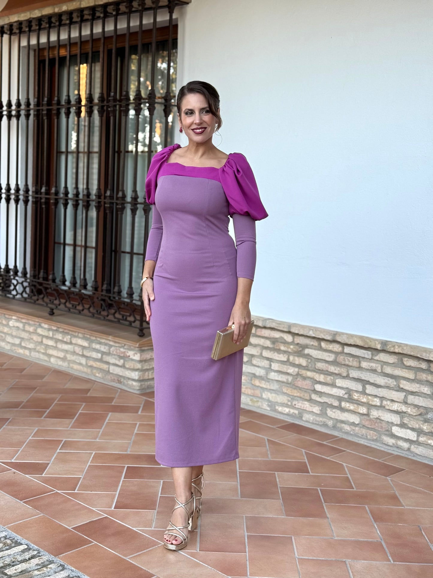 Vestido Umberta Malva