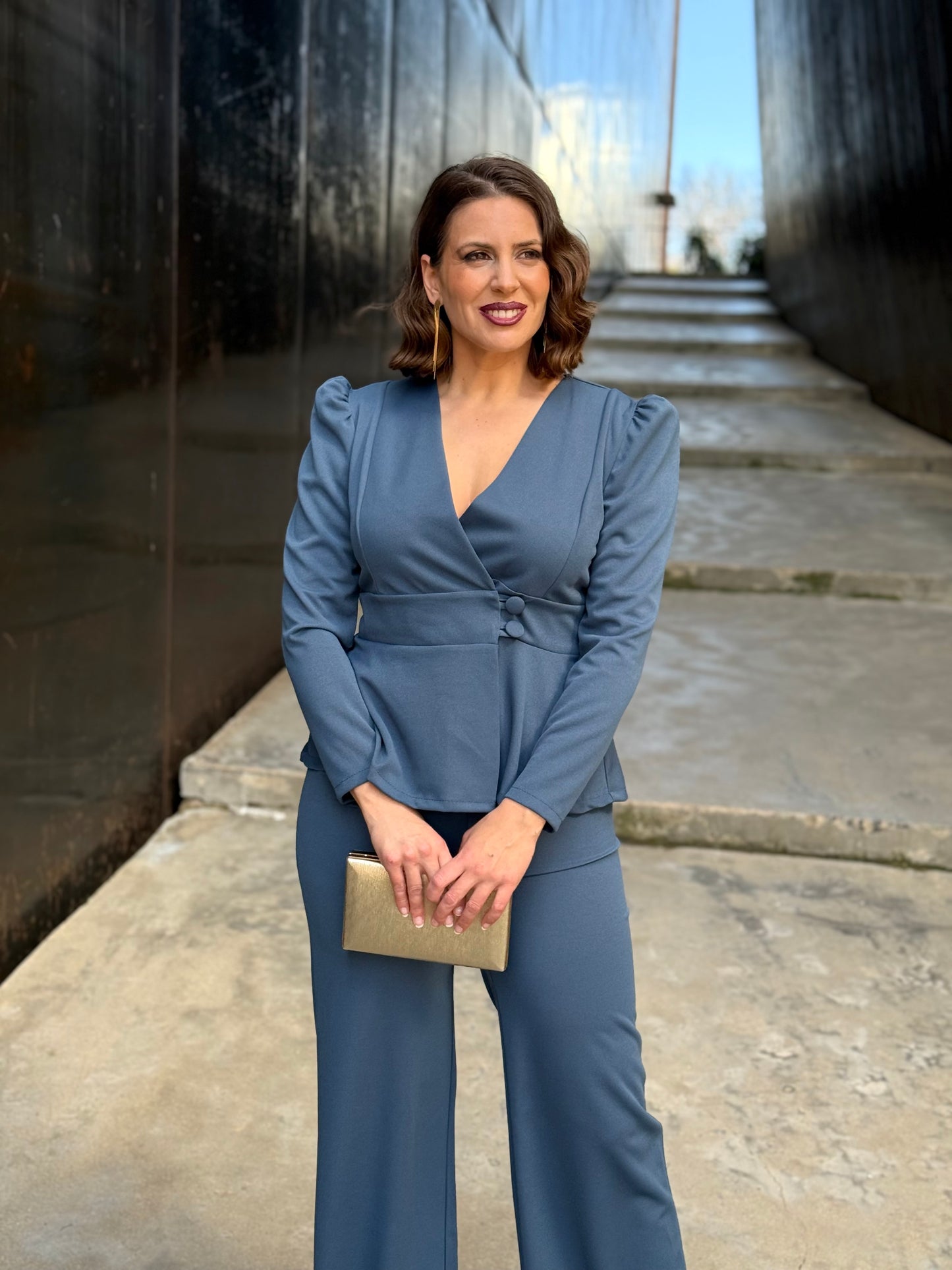 Conjunto Évora Azul Azafata