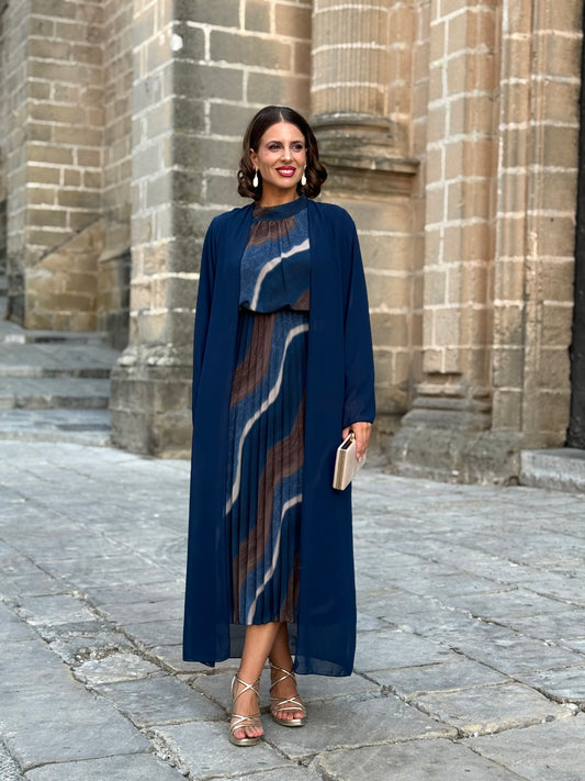 Kimono Gasa Azul