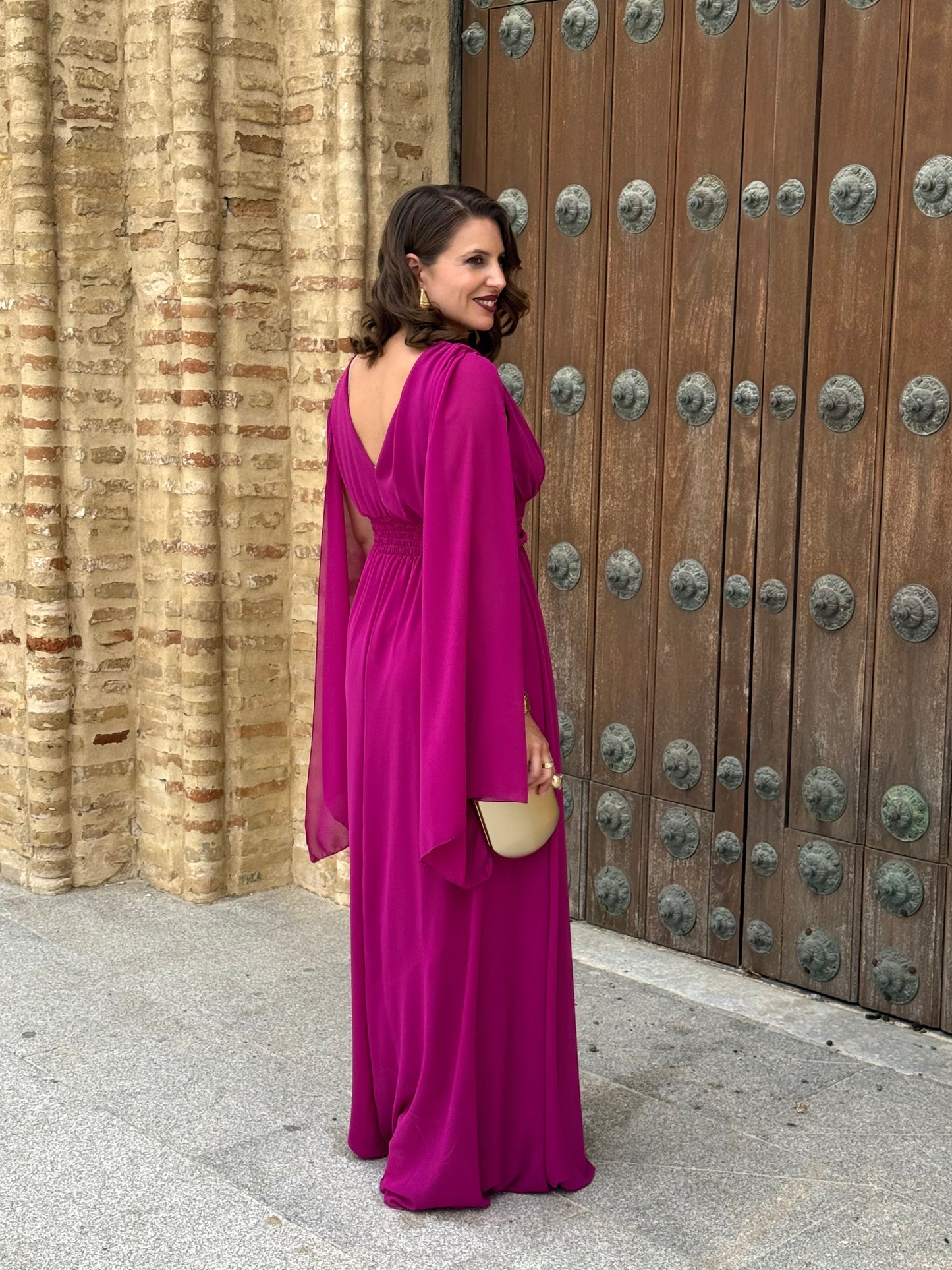 Vestido Antonela Buganvilla