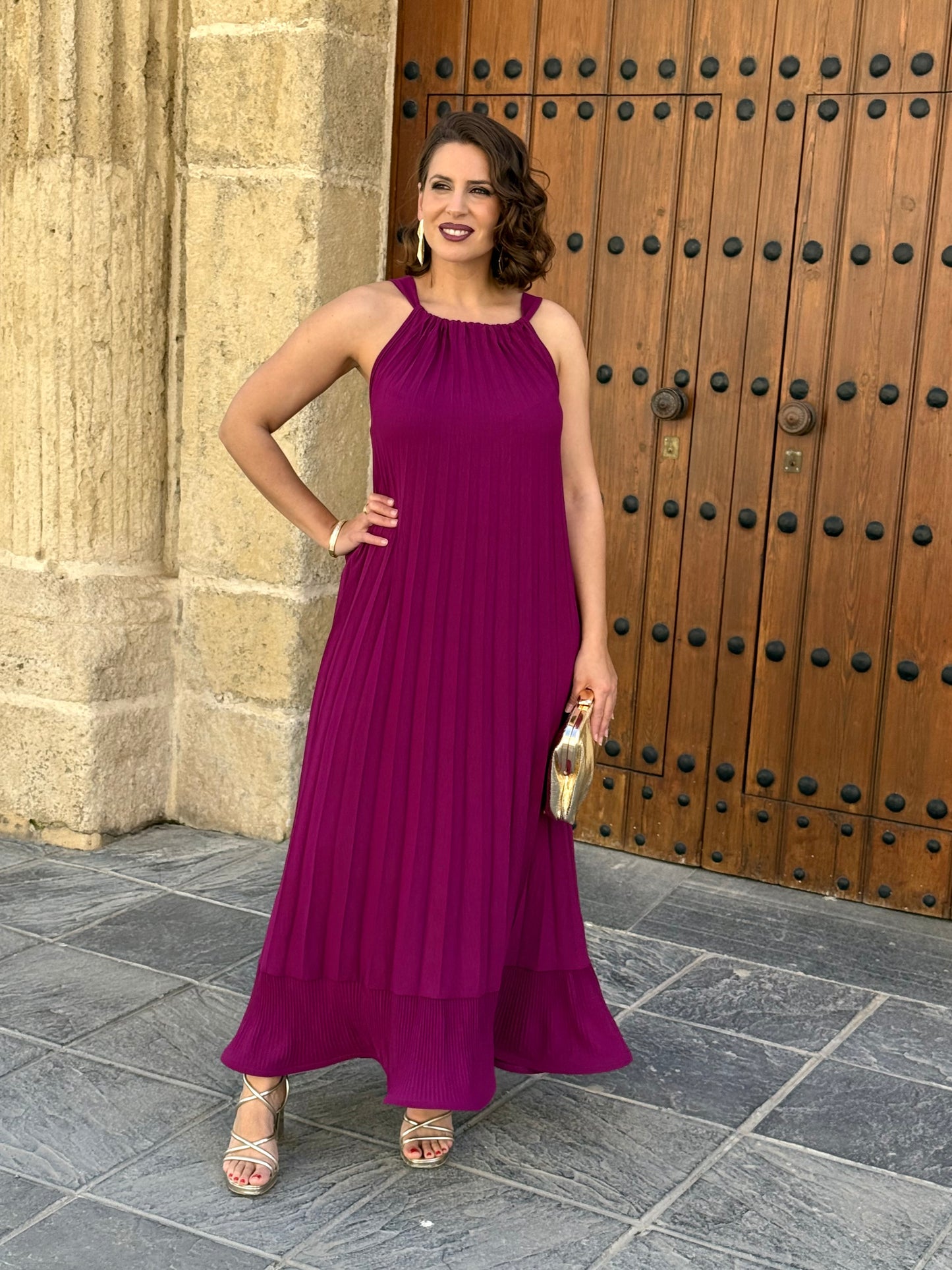 Vestido Cleo Buganvilla