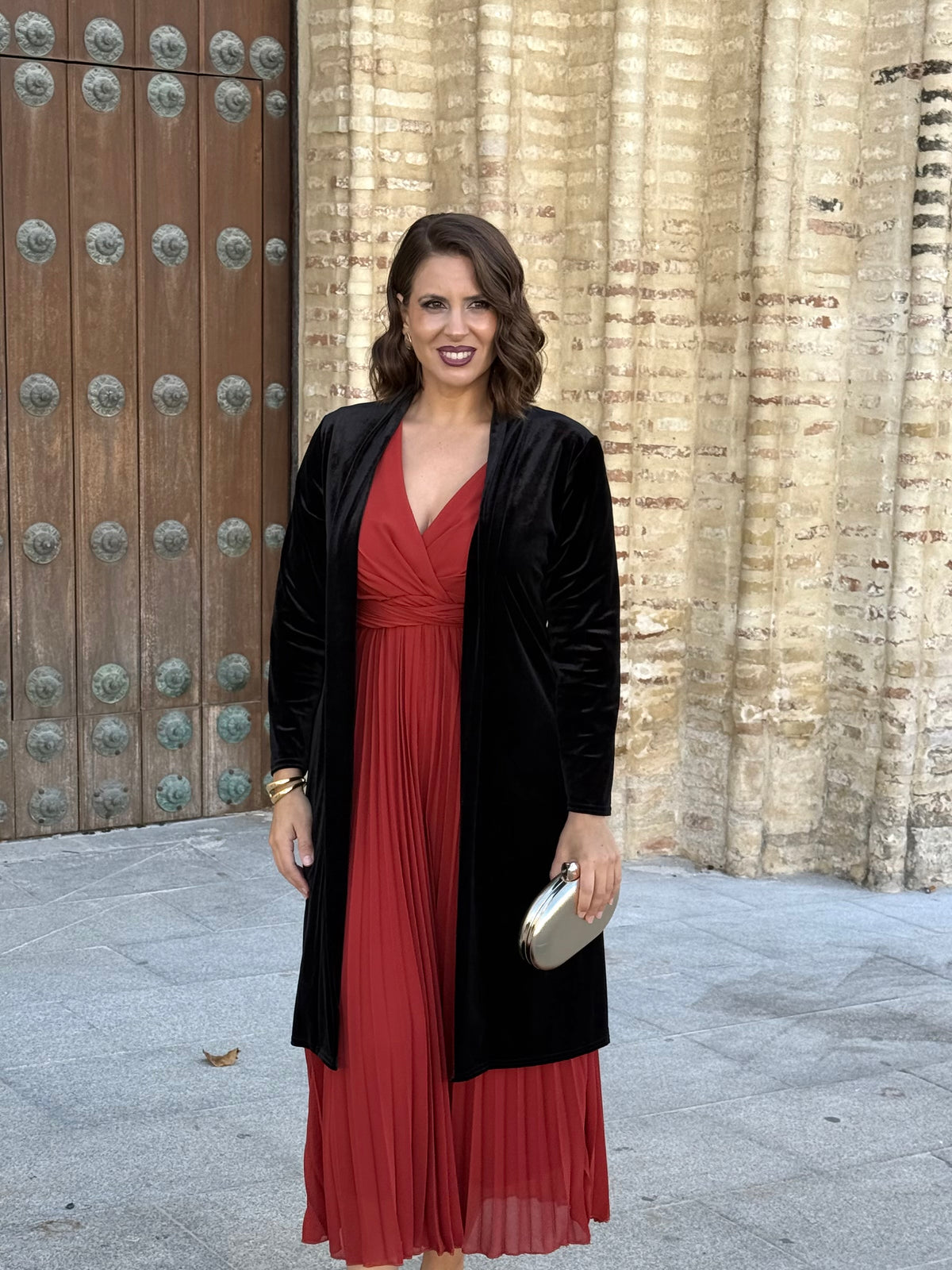 Kimono de Terciopelo Negro