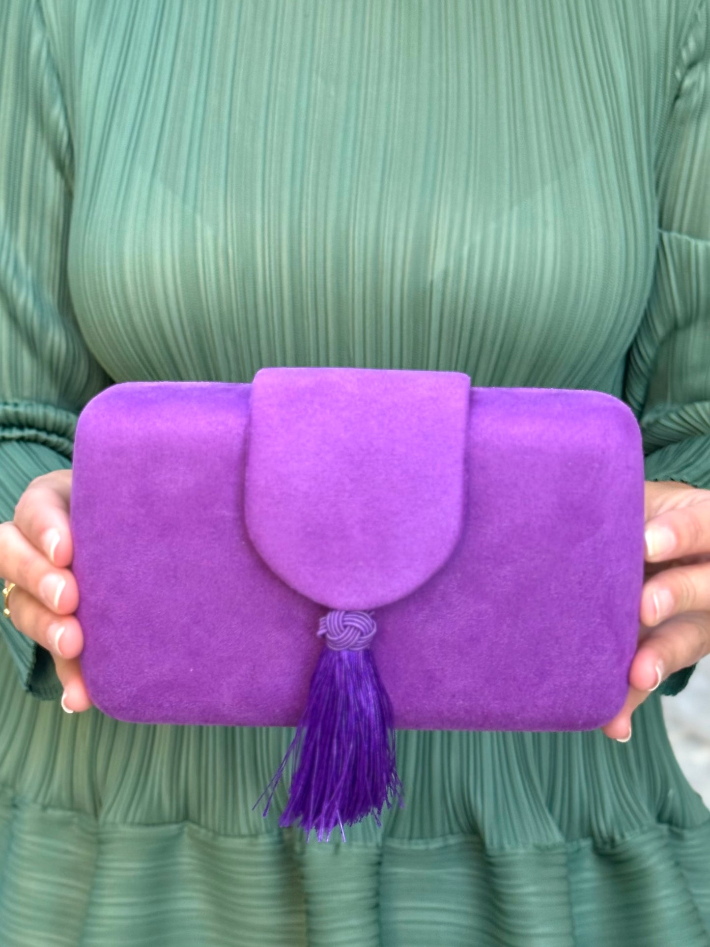 Bolso Borlón Morado