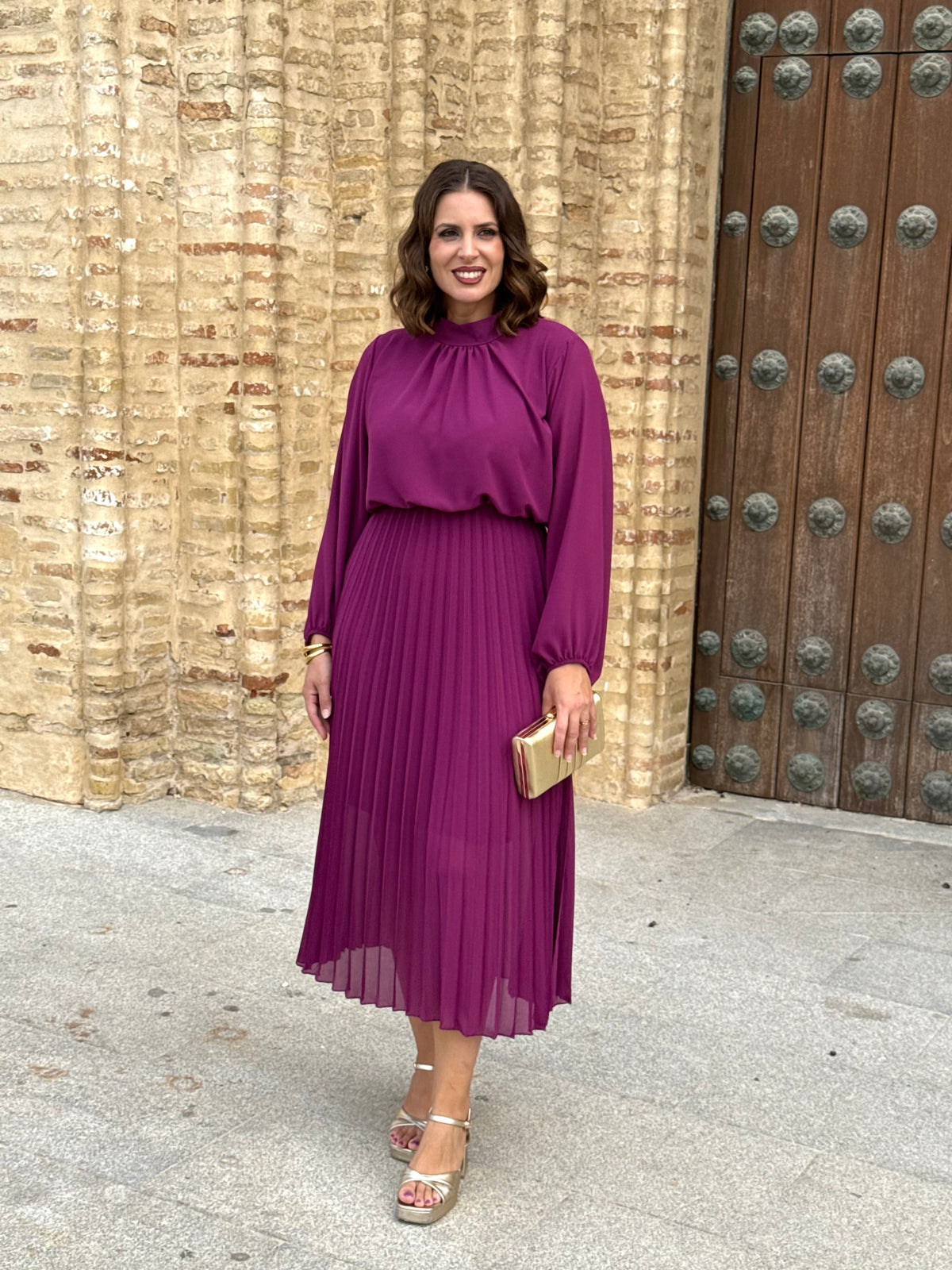 Vestido Julieta Buganvilla