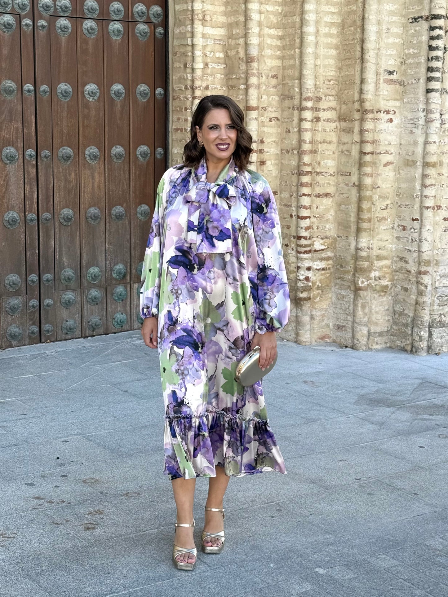 Vestido Karol Morado