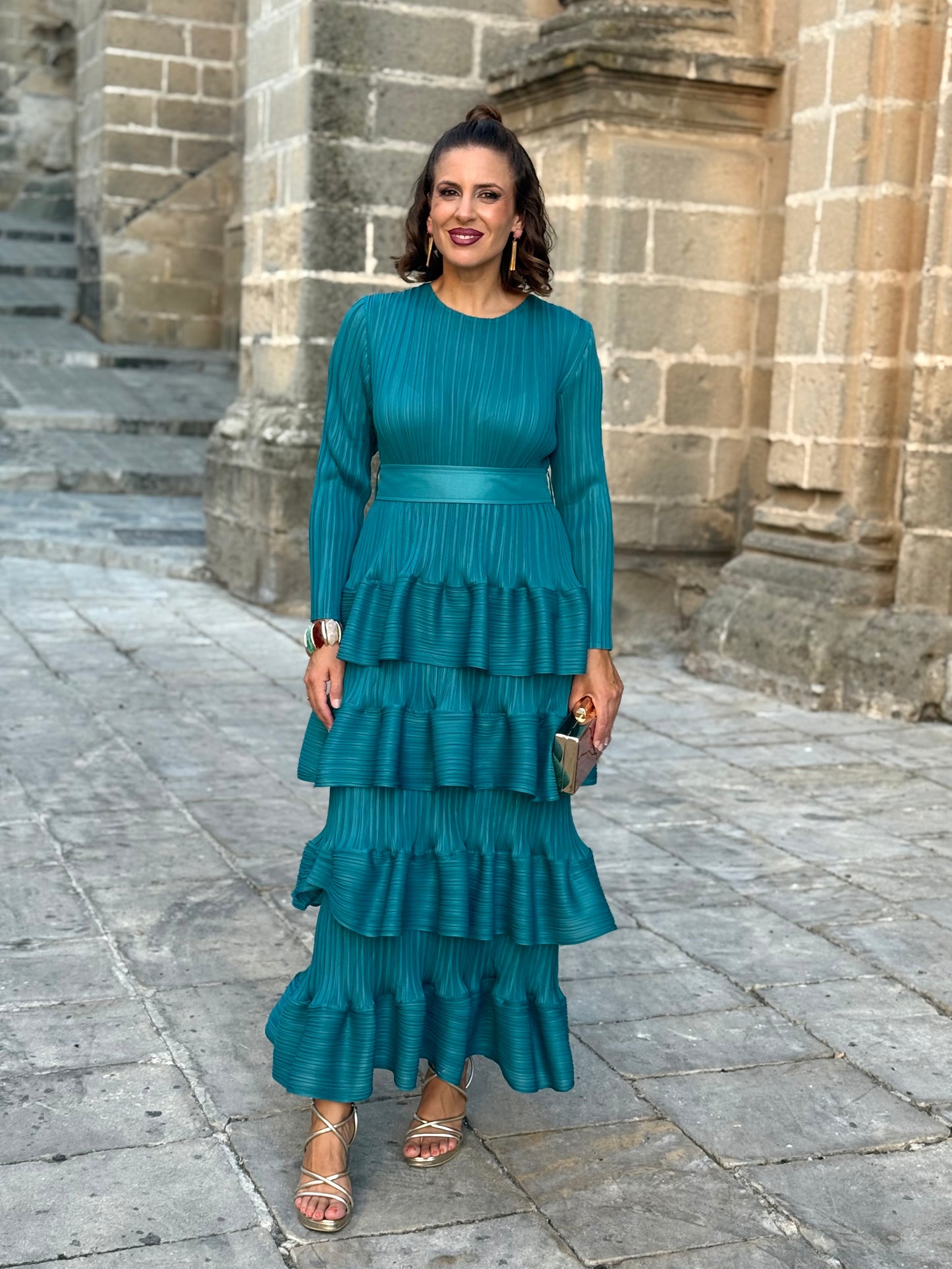 Vestido Lucrecia Turquesa