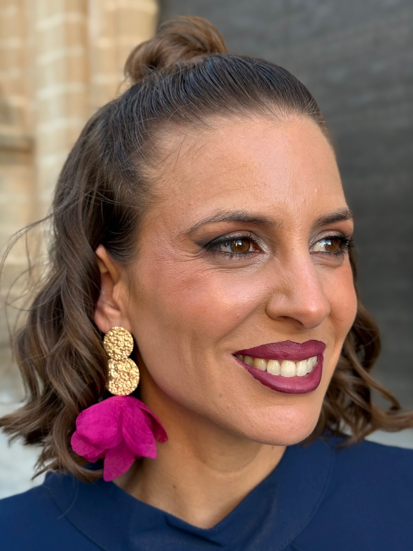 Pendientes Cris Buganvilla