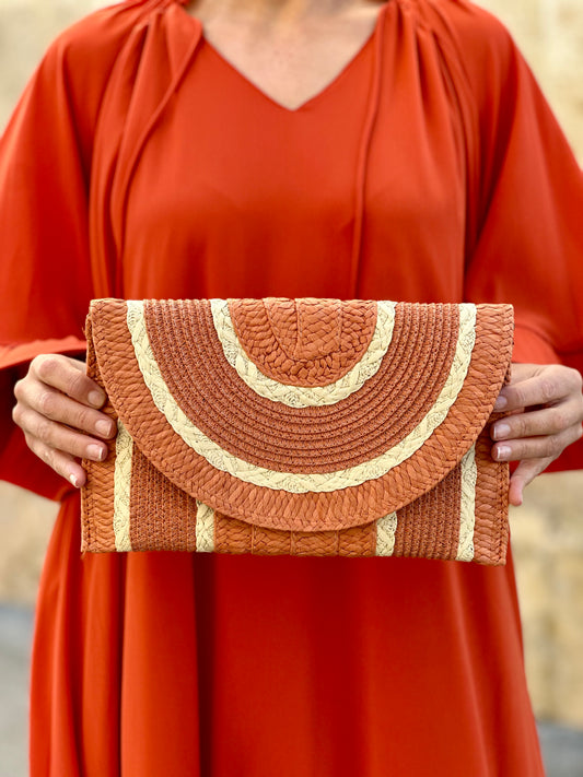 Bolso Mimbre Teja