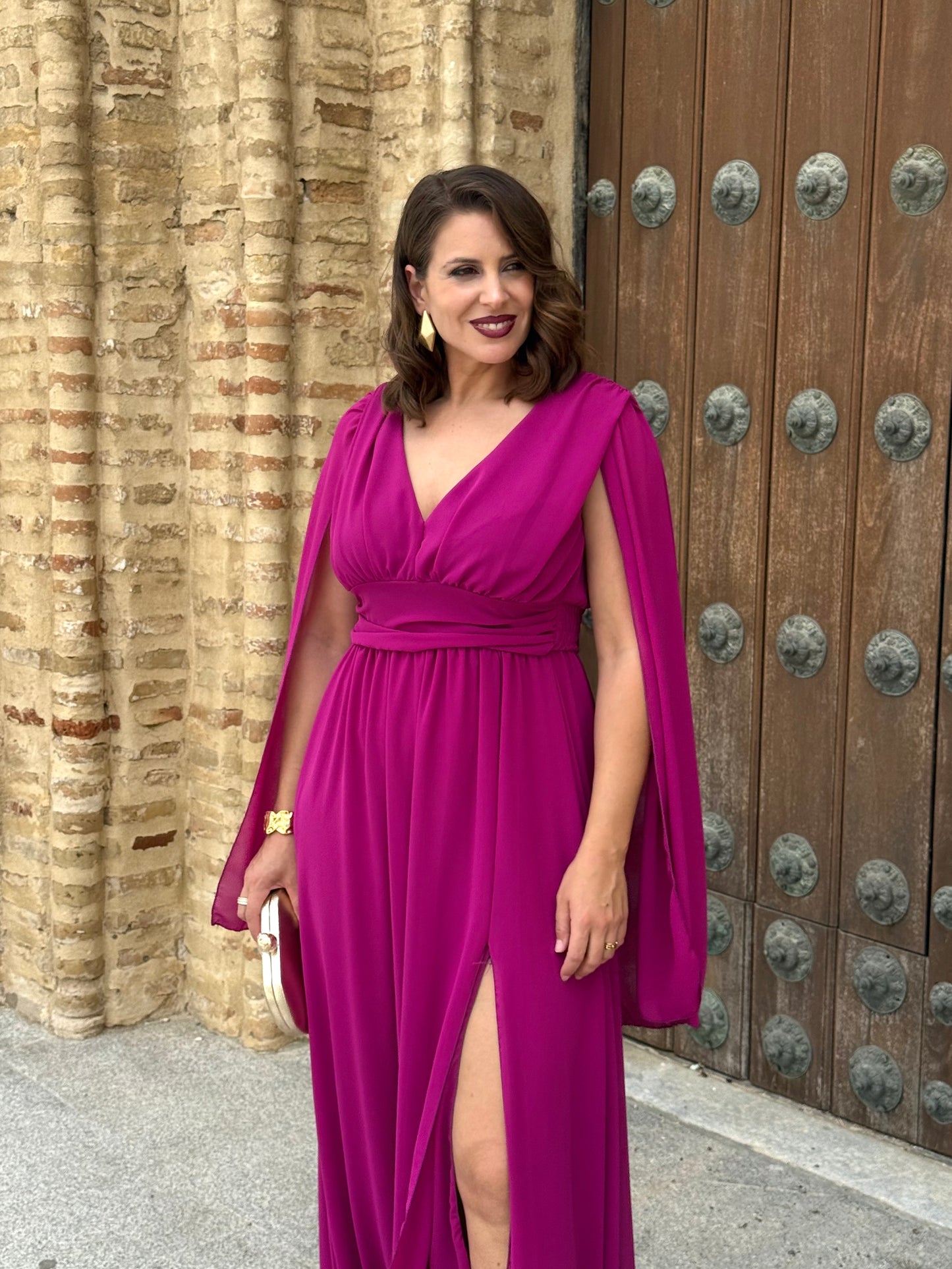 Vestido Antonela Buganvilla