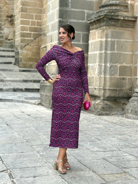Vestido Elsa Morado