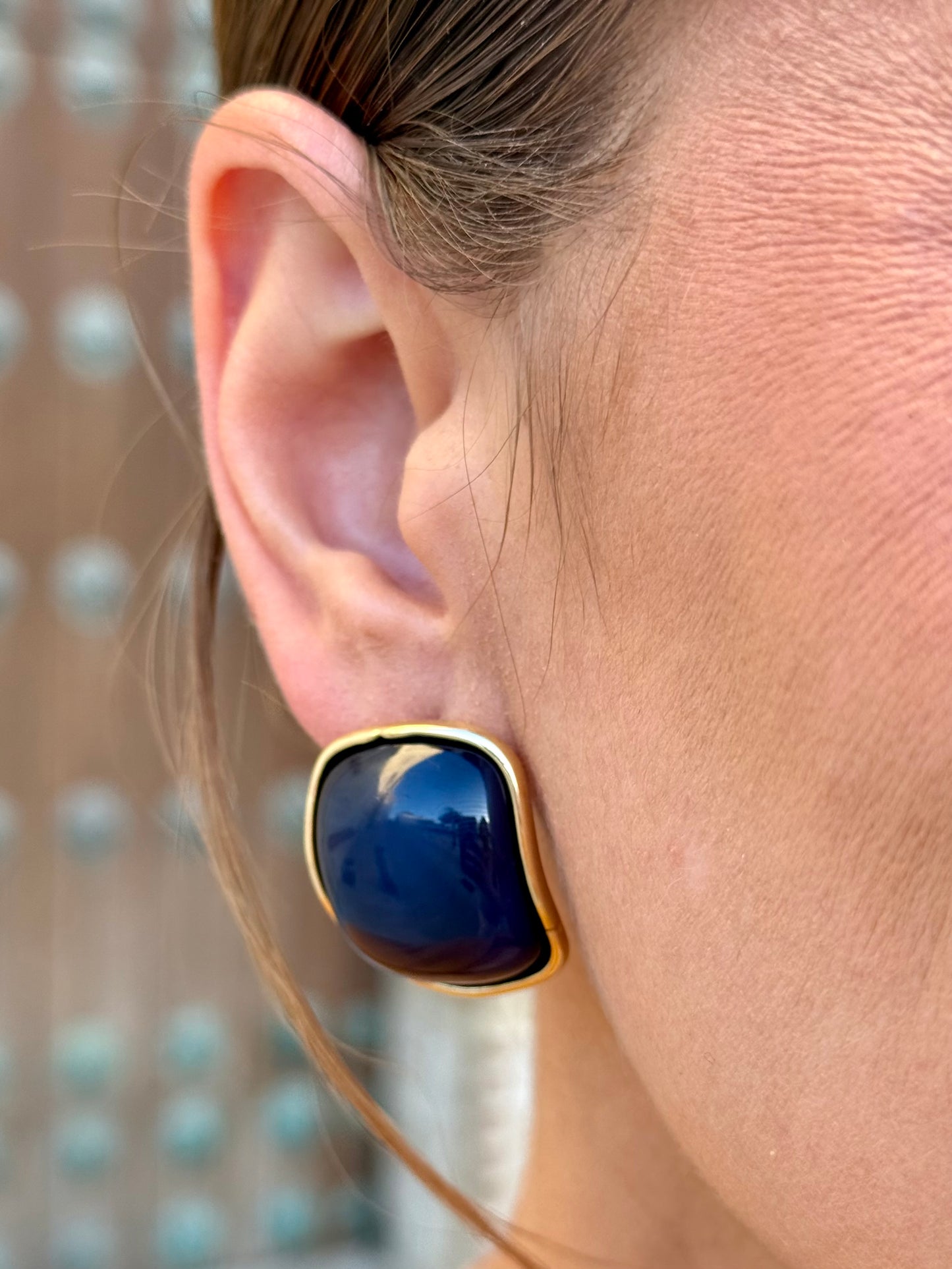 Pendientes Letonia Marino