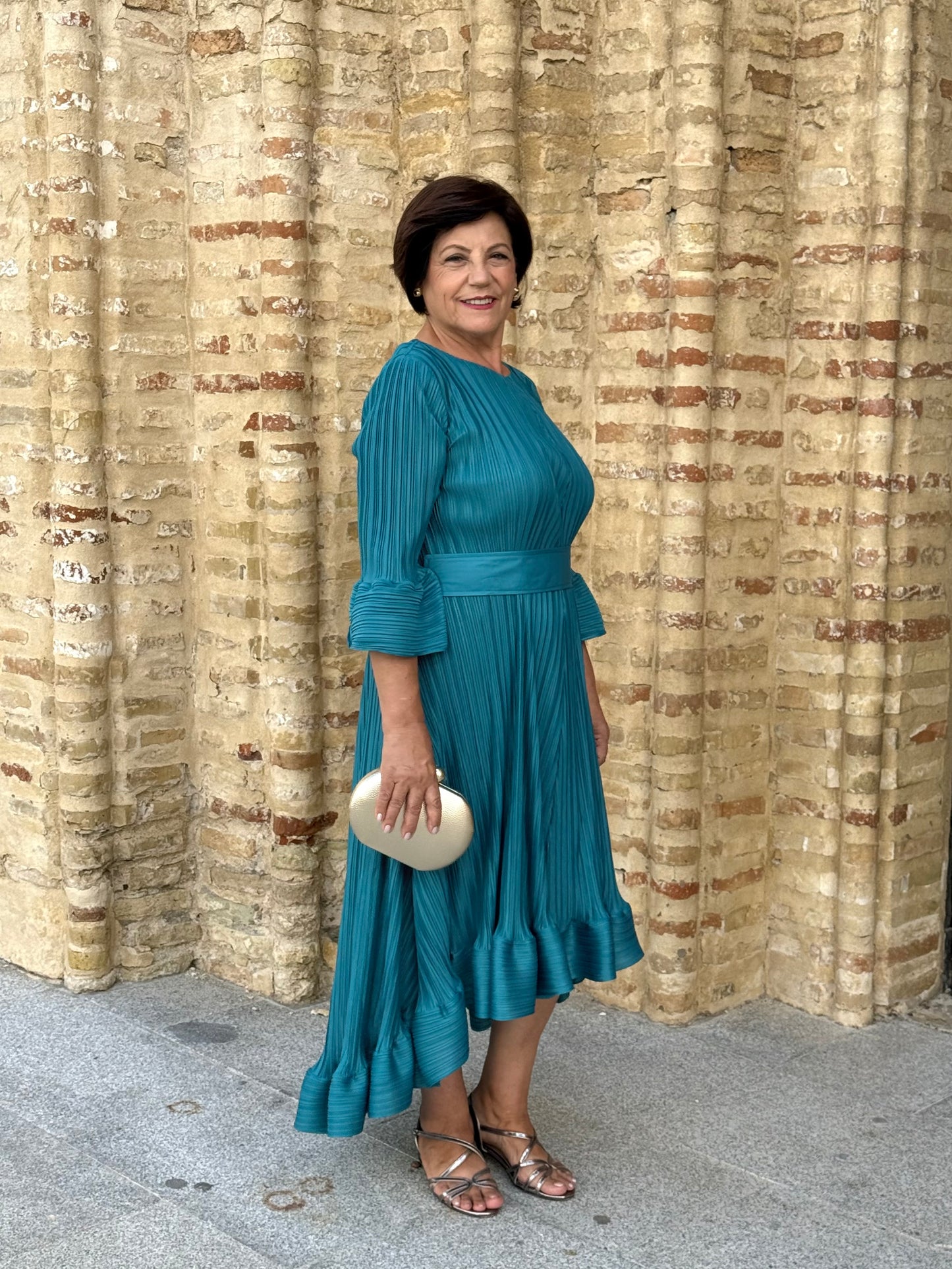 Vestido Nerja Petróleo