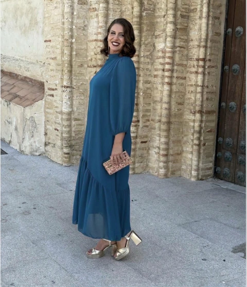 Vestido Amalia Petróleo