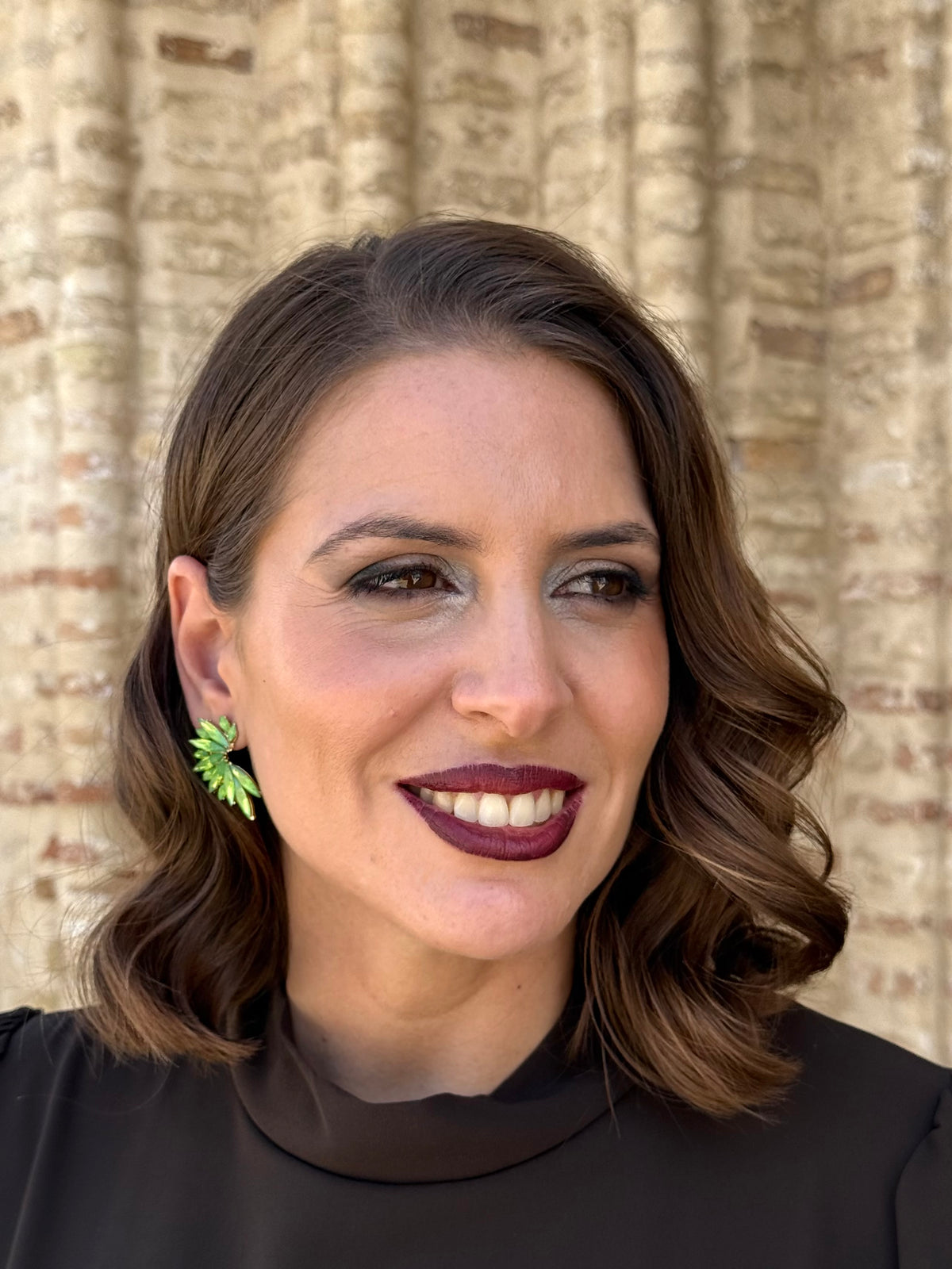 Pendientes Axel Verde Lima