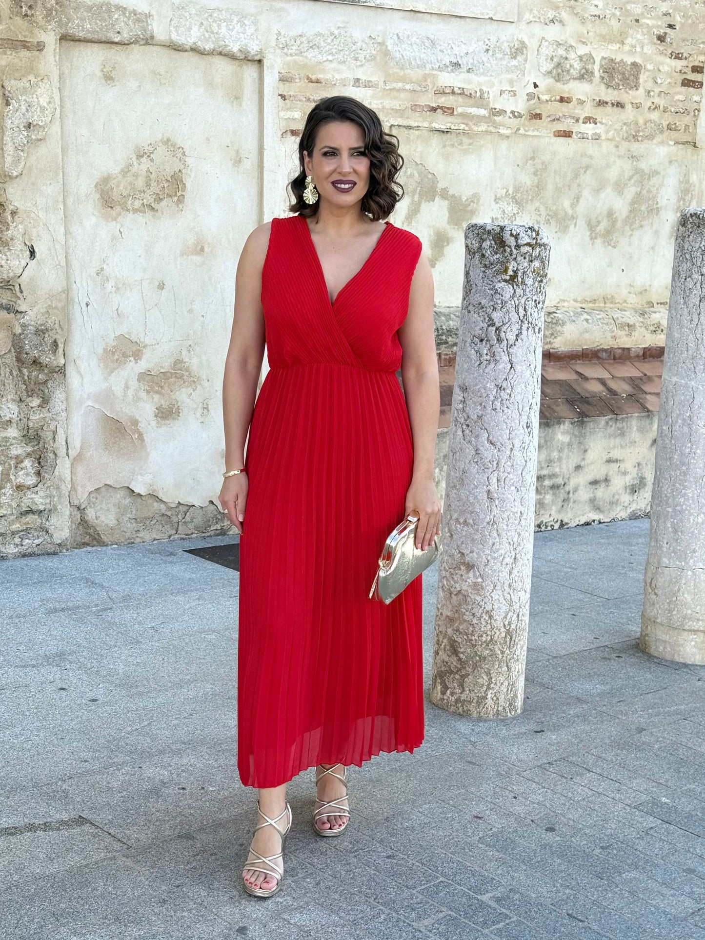 Vestido Sicilia Rojo