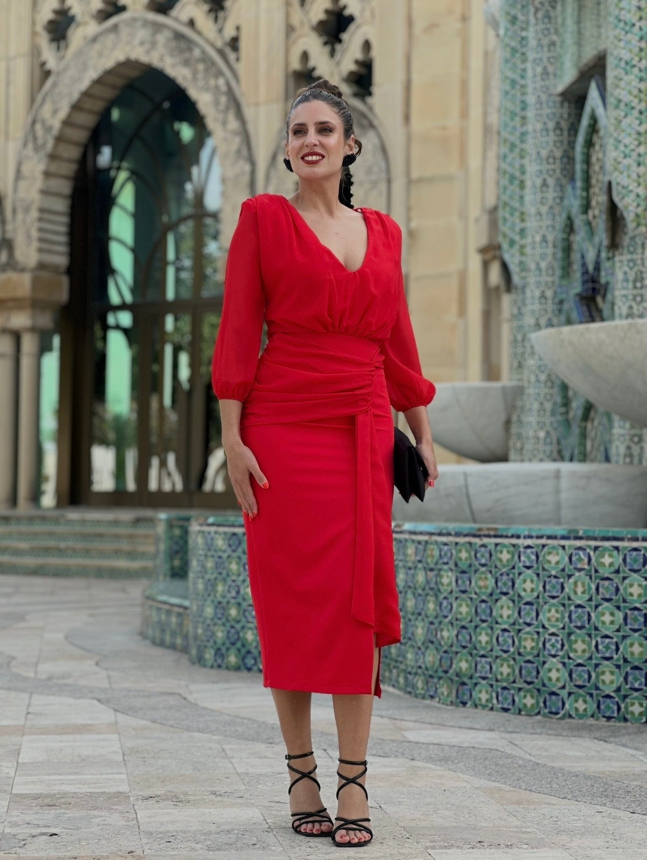 Vestido Zuheros Rojo