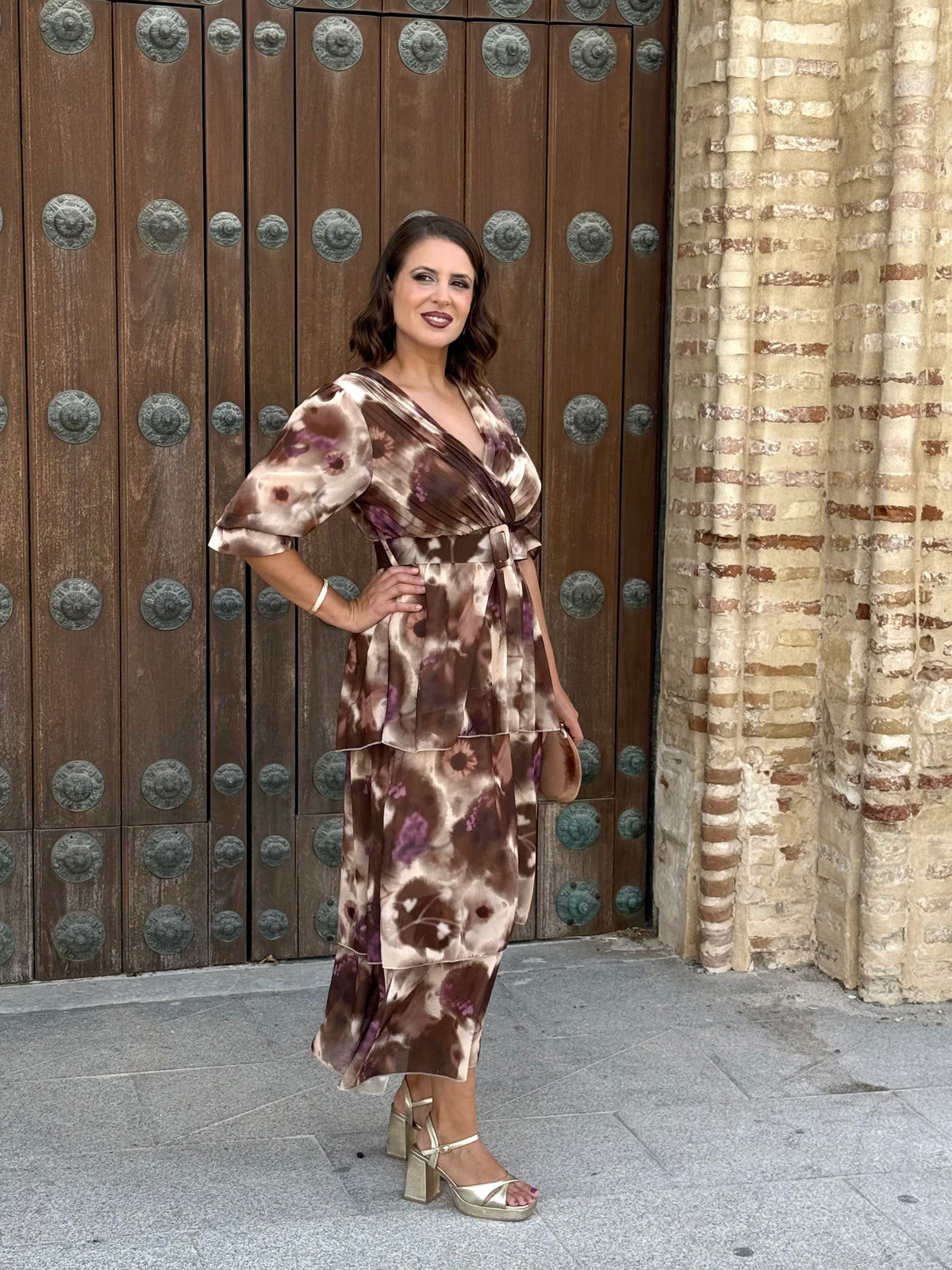 Vestido Capricho Marrón