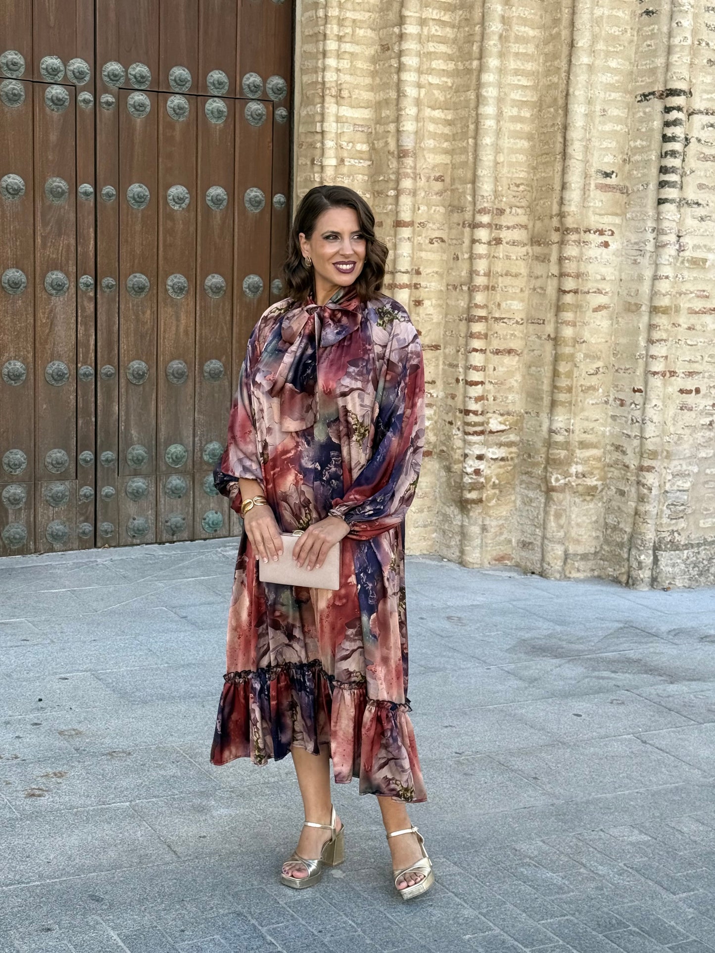 Vestido Karol Burdeos