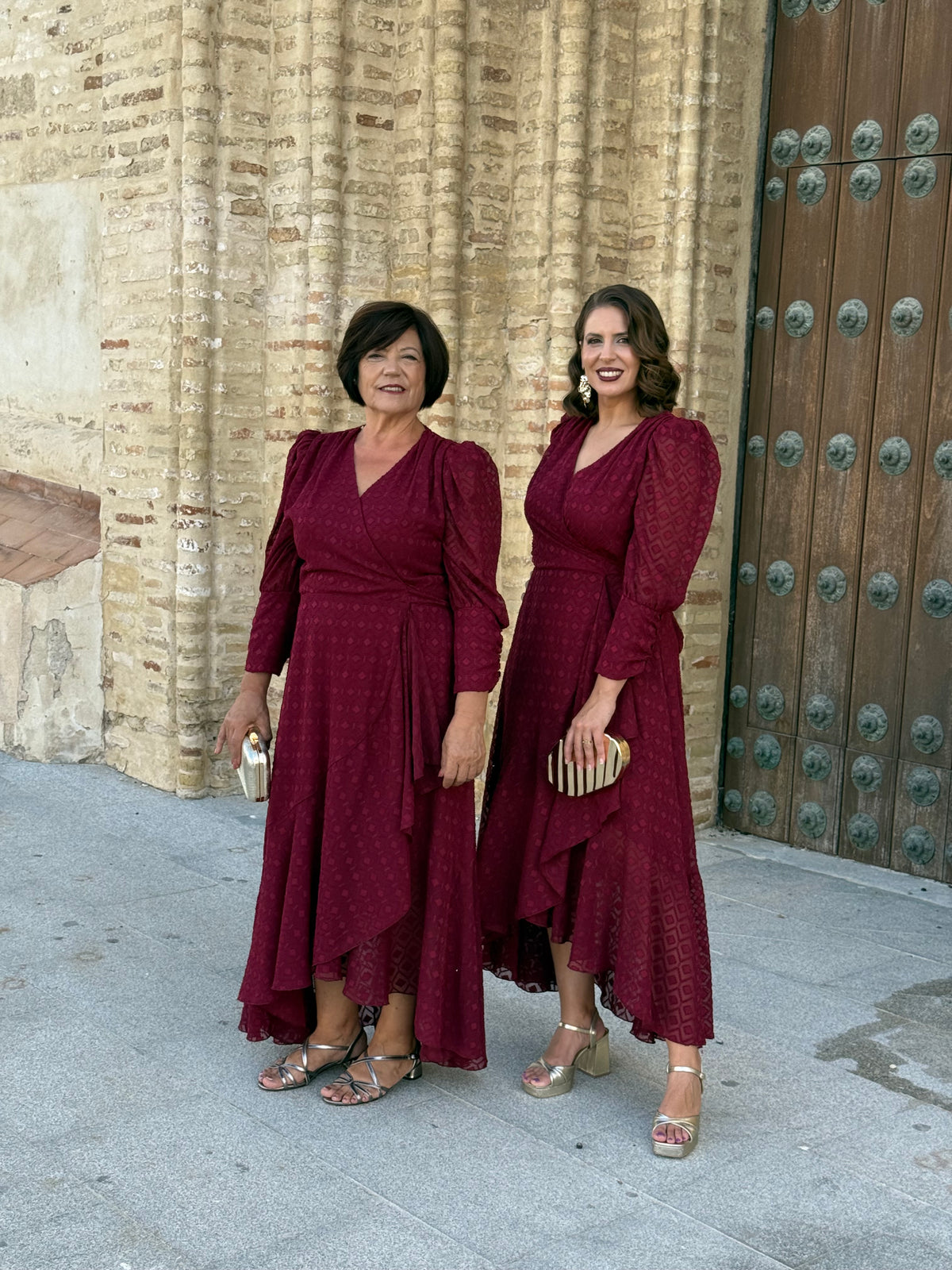 Vestido Paola Burdeos