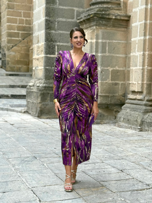 Vestido Chiara Buganvilla