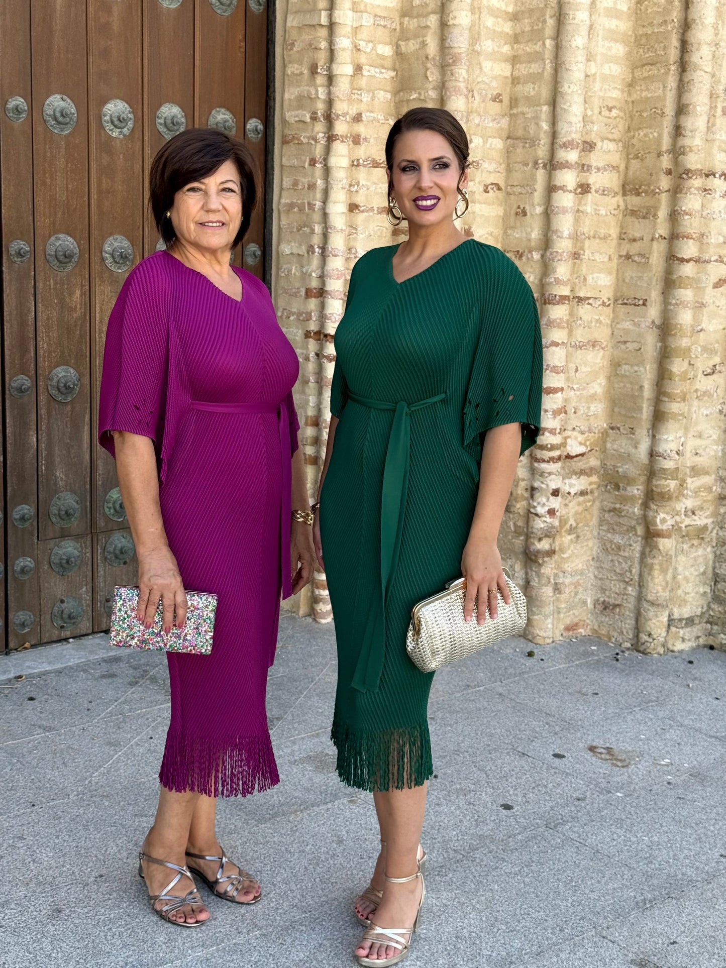 Vestido Mireya Verde Botella