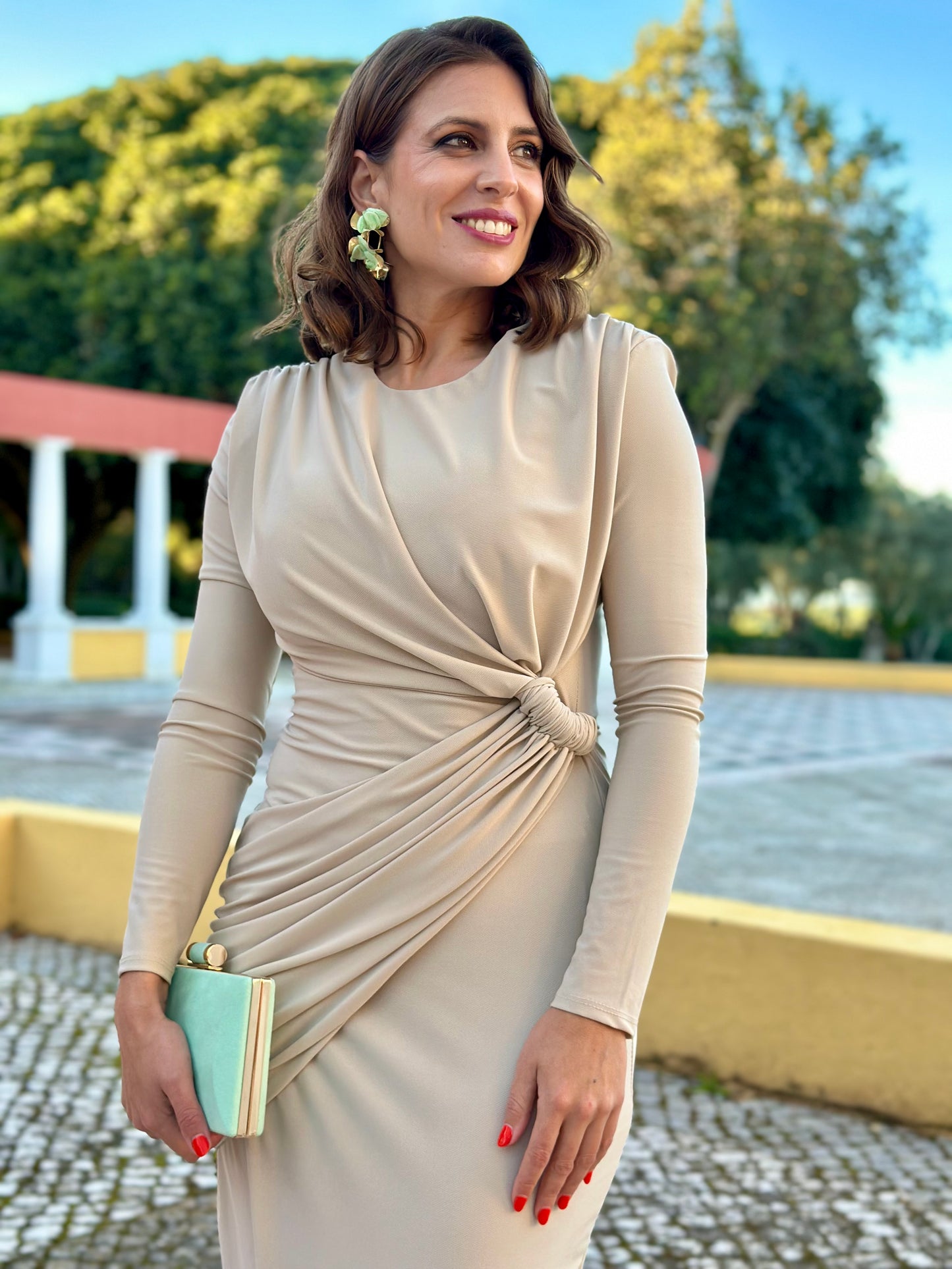 Vestido Cayetana Beige