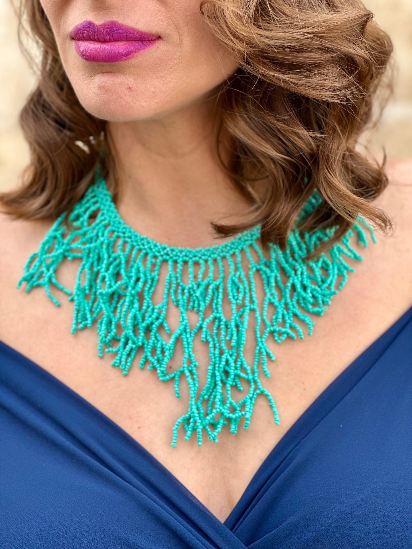 Collar Arrecife Turquesa