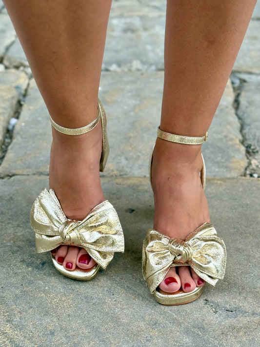 Sandalias Carla Dorada