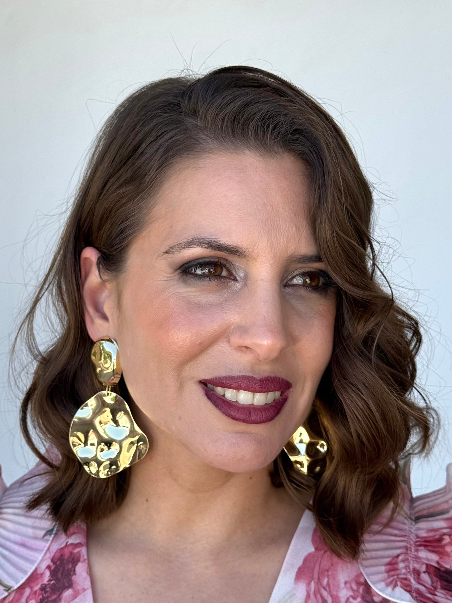 Pendientes Esmeralda Dorado