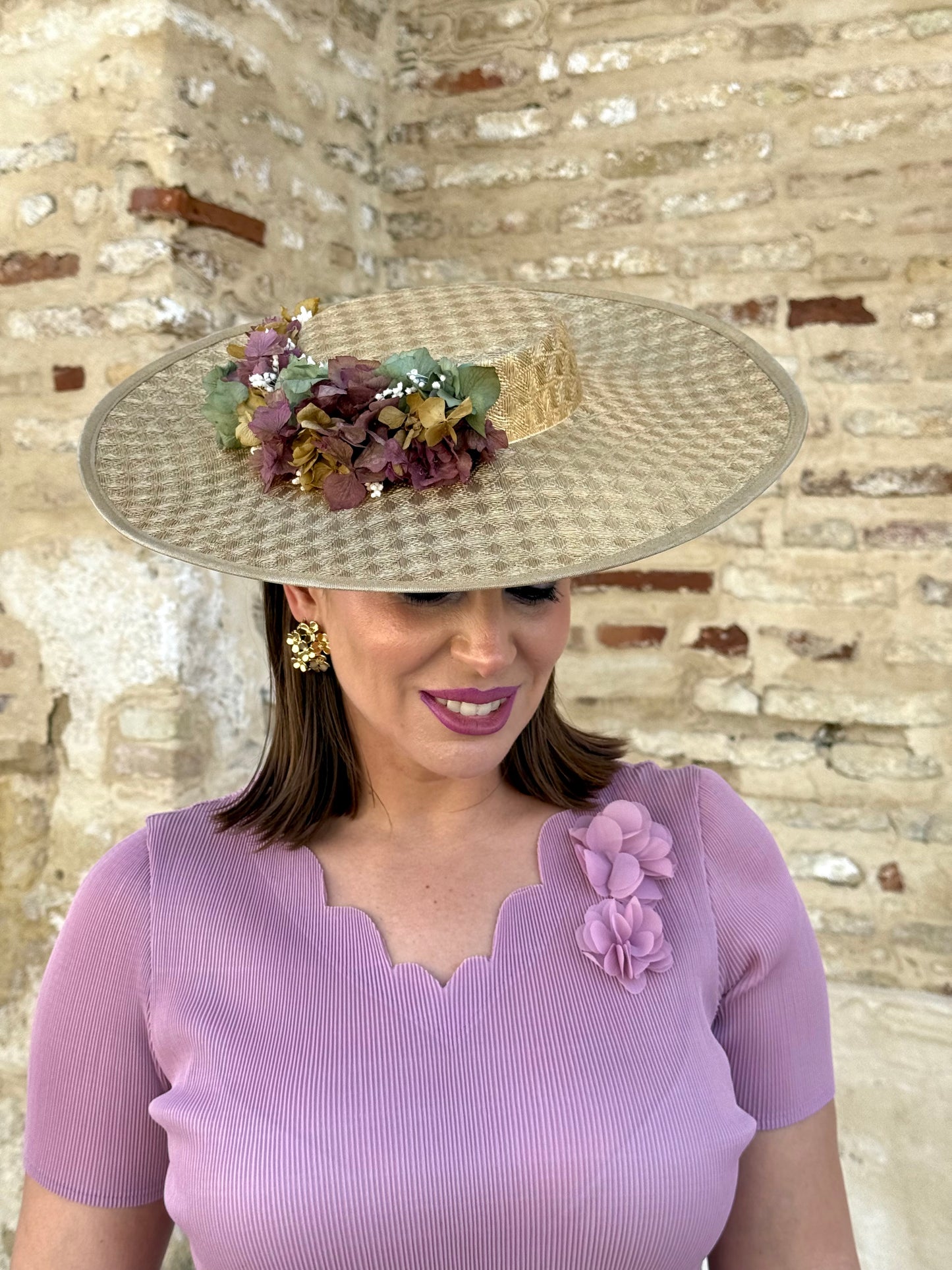Pamela Floral Dorada