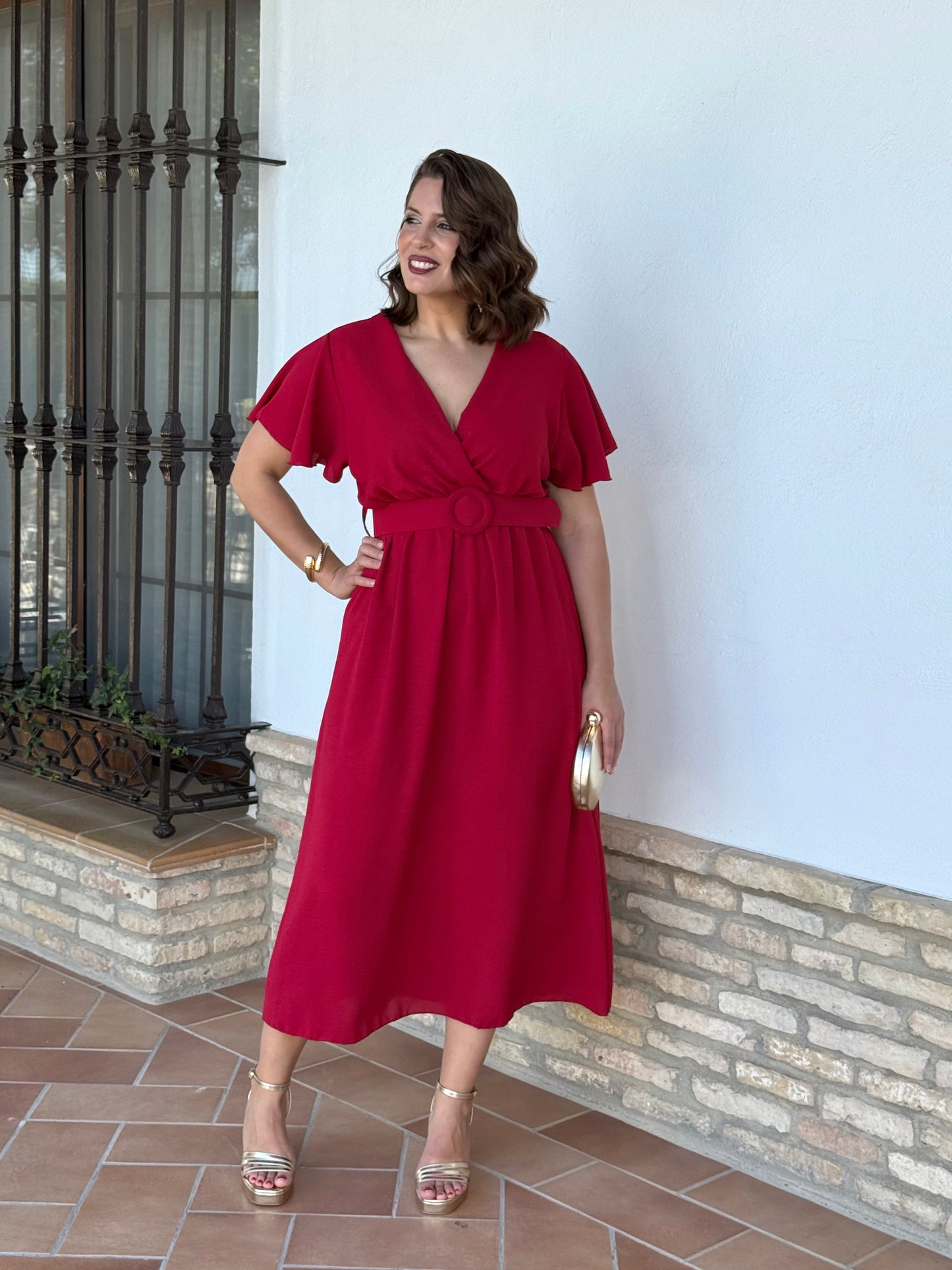 Vestido Ana Rojo
