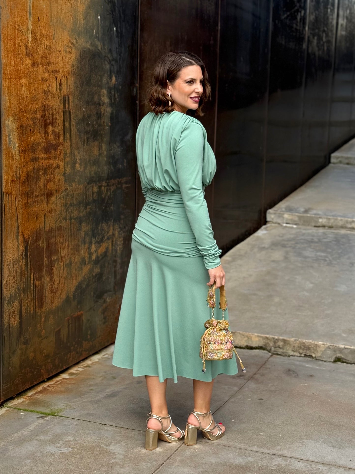 Vestido Burano Agua Marina